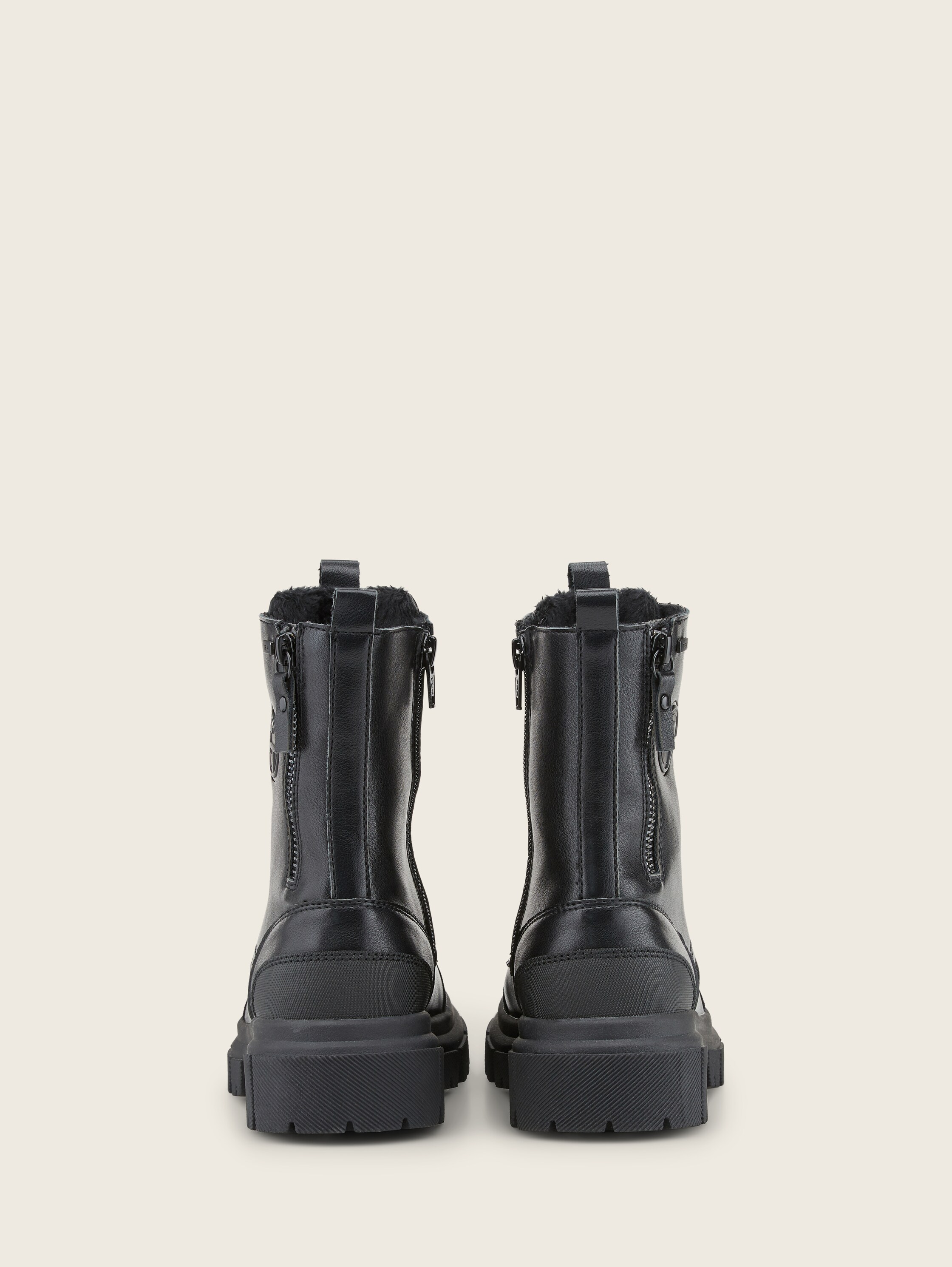 Laarzen met imitatieleer van hoge kwaliteit - black - Achteraanzicht product