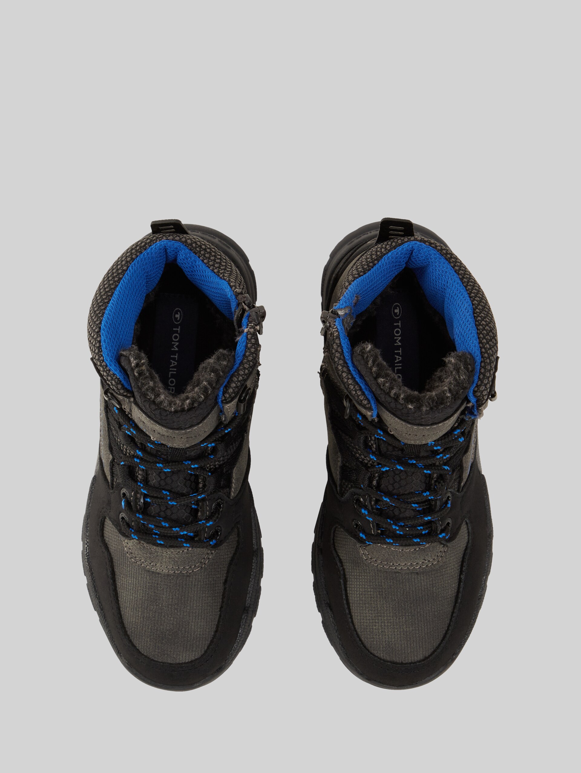 Laarzen met patroon - black-coal - Bovenaanzicht product 