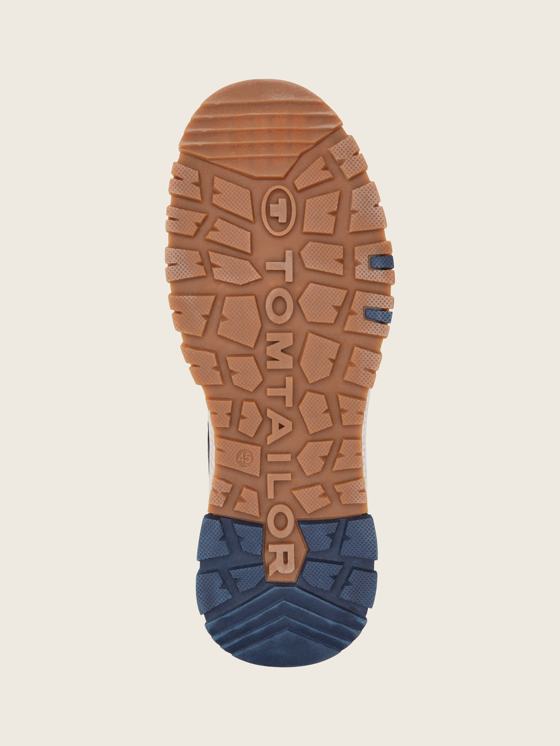 Gemusterter Sneaker - navy - Produkt-Ansicht Sohle