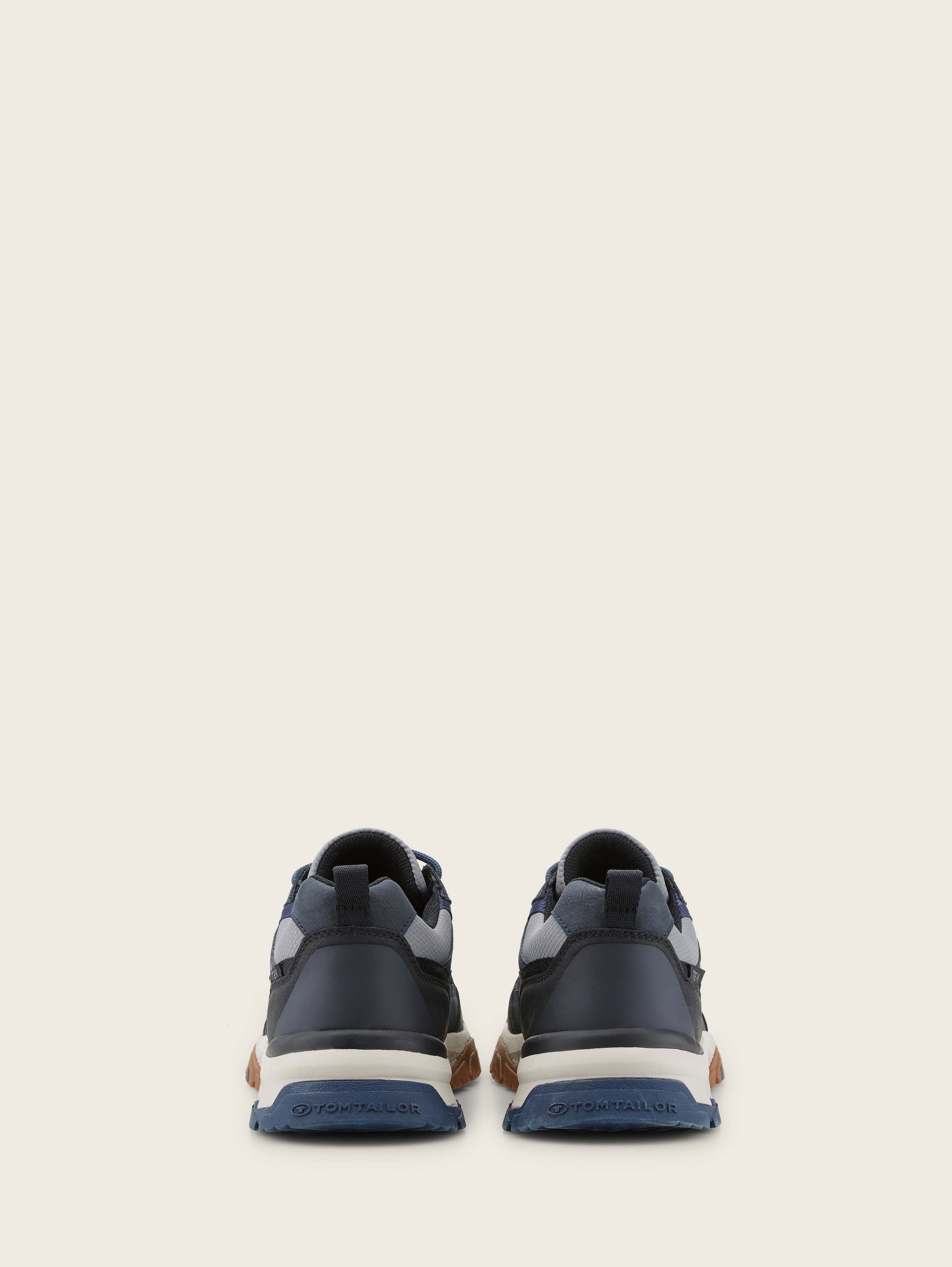 Gemusterter Sneaker - navy - Produkt-Rückansicht