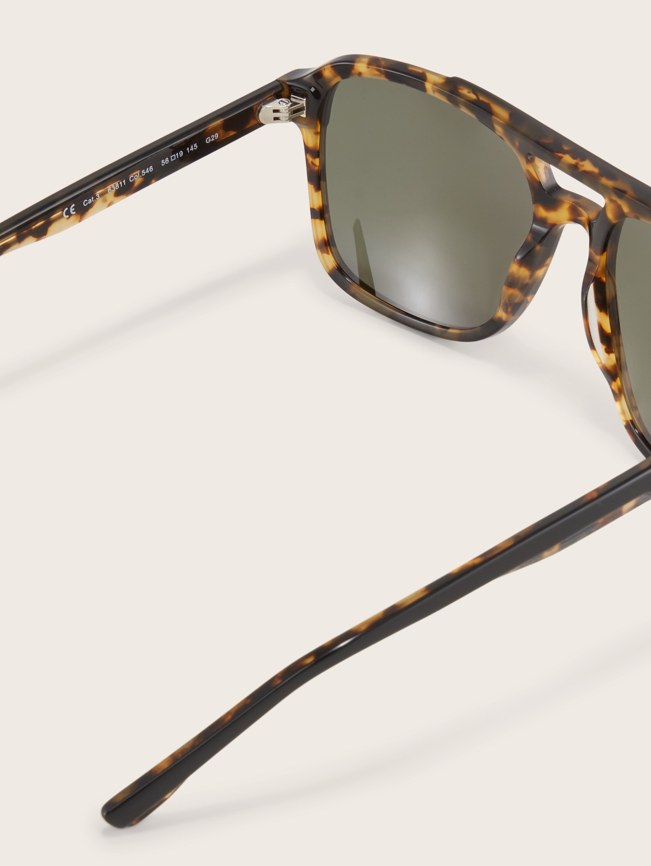 Piloten-Sonnenbrille mit leicht eckigen Gläsern - 5