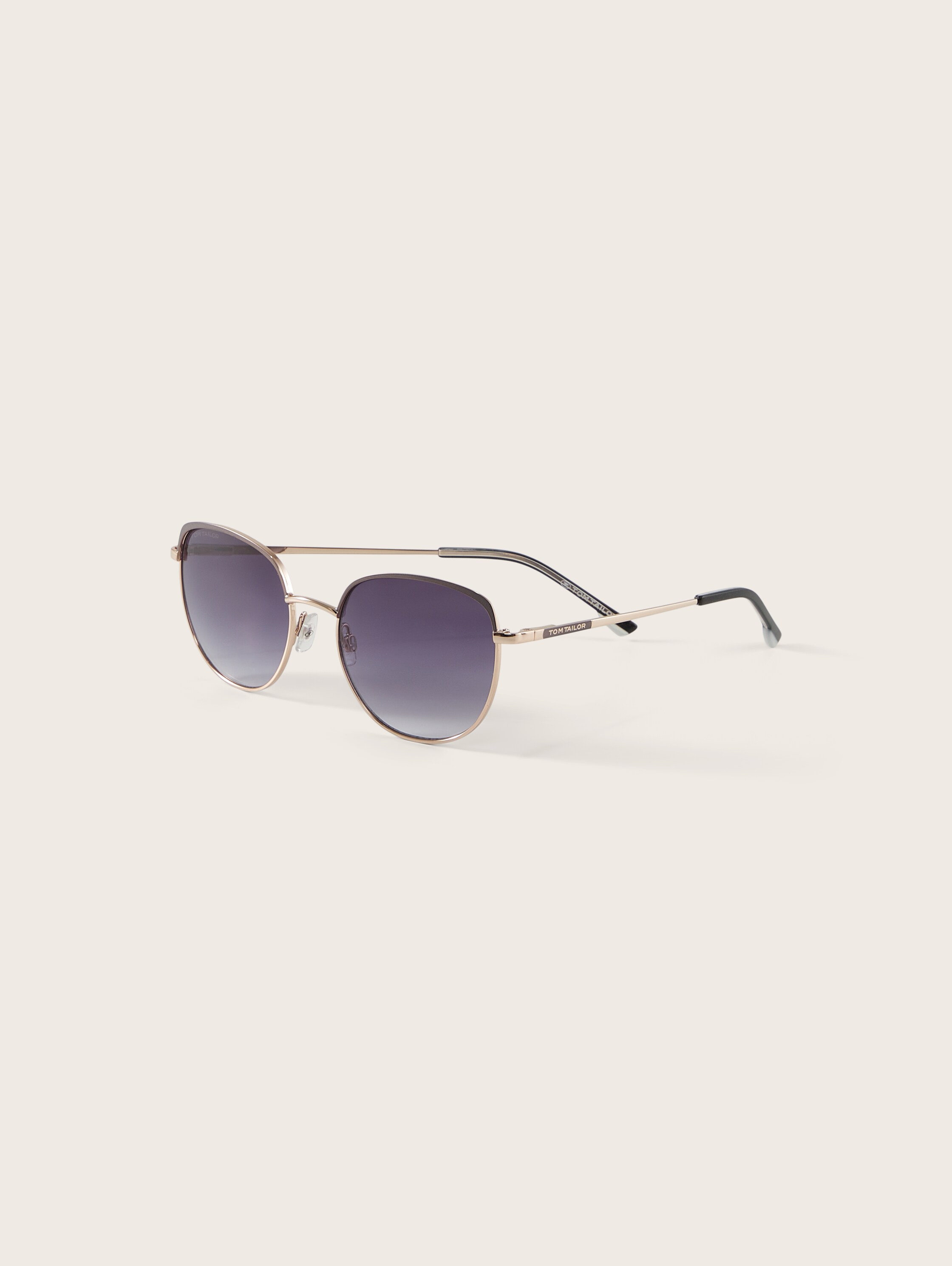 Cat-Eye-Sonnenbrille mit leicht runden Gläsern - 4