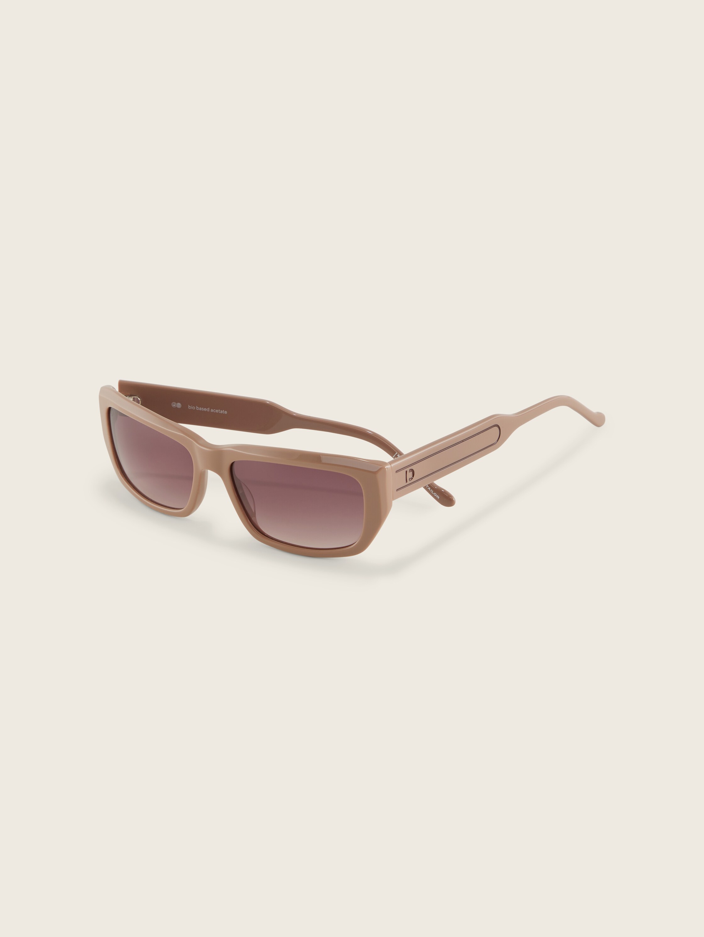Rectangular sunglasses - hellbraun - 