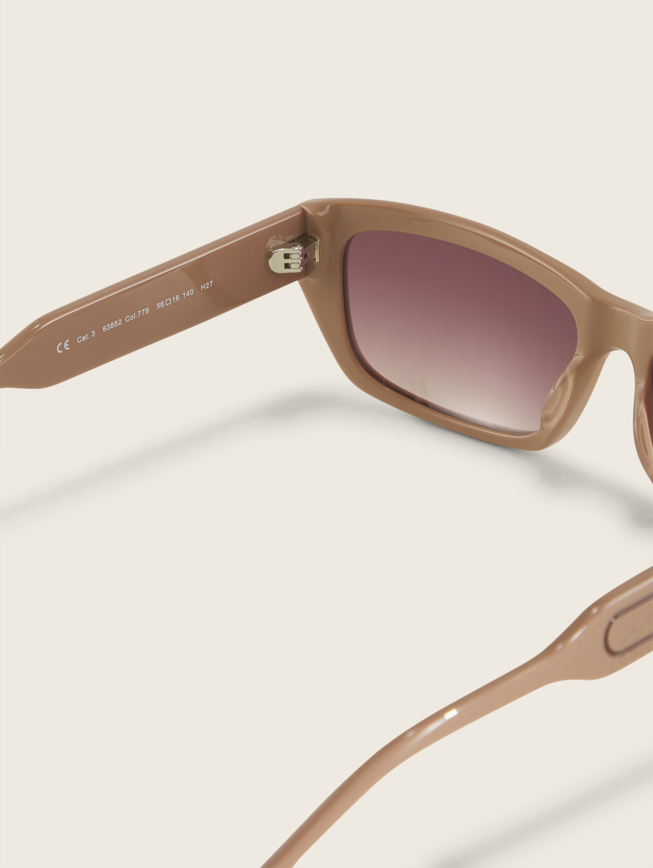 Rectangular sunglasses - hellbraun - 