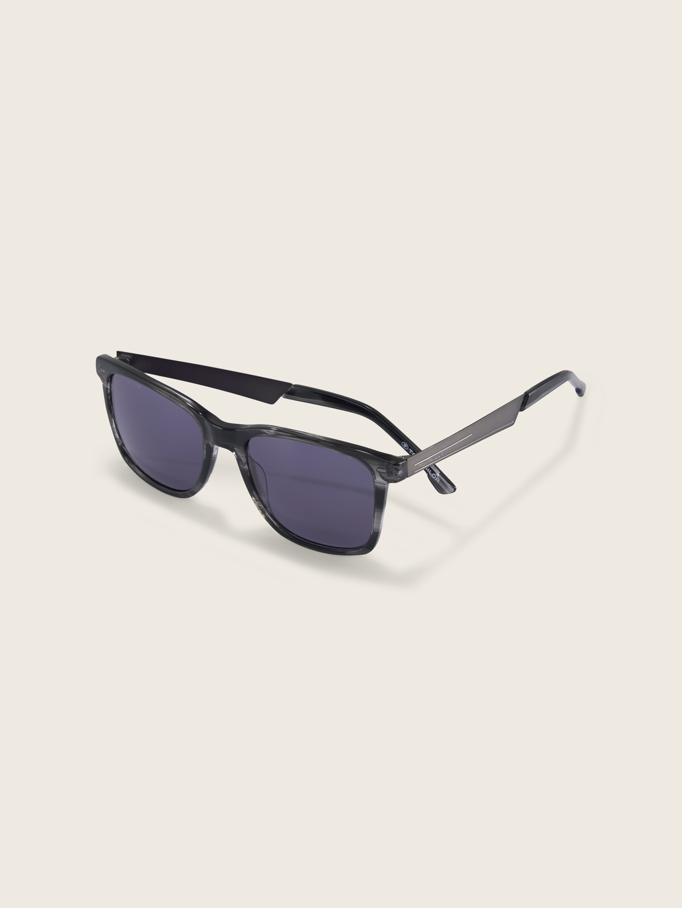Wayfarer-Sonnenbrille mit trapezförmigen Gläsern - 4