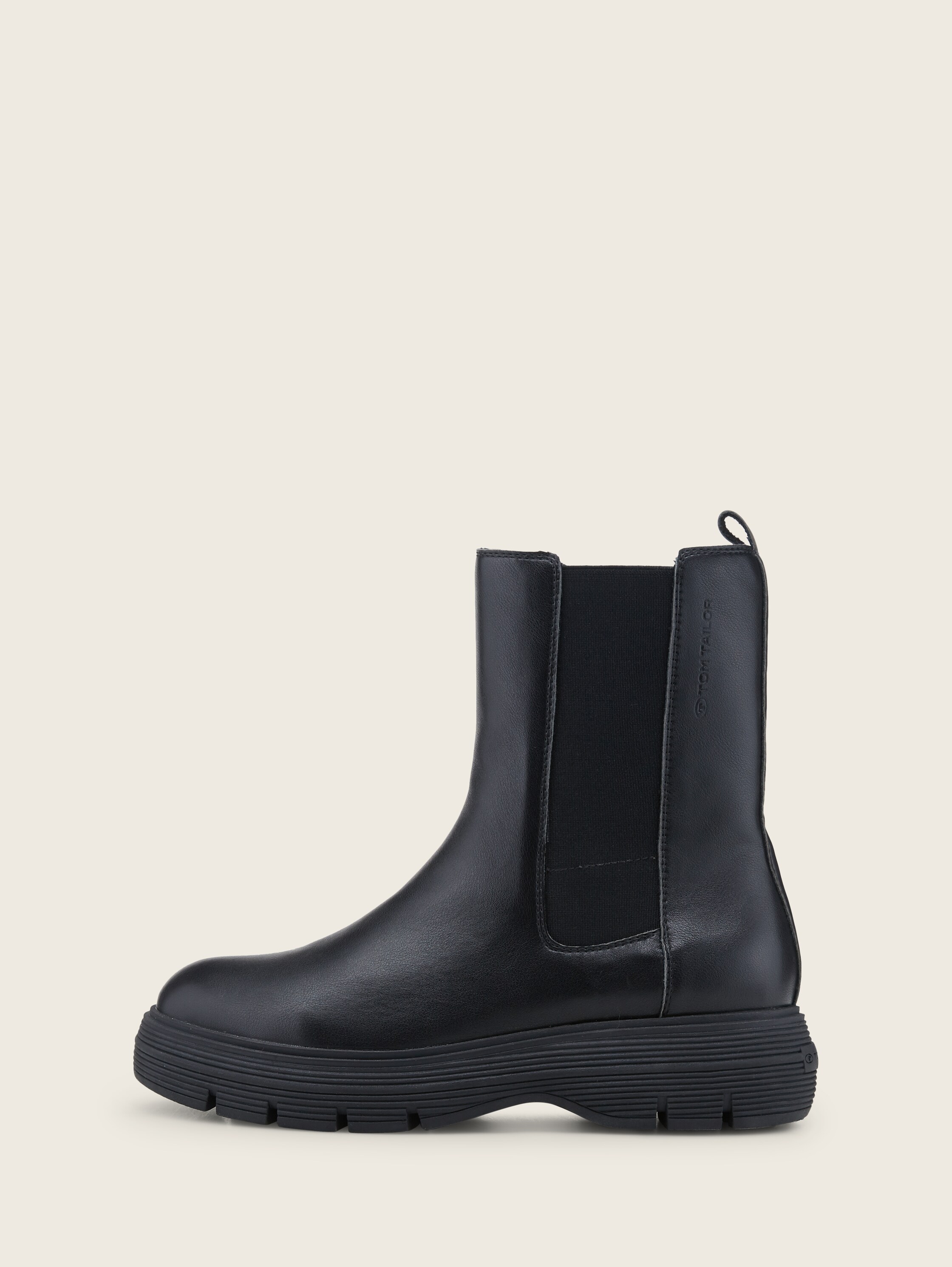 Stiefeletten mit Plateau-Absatz - 4