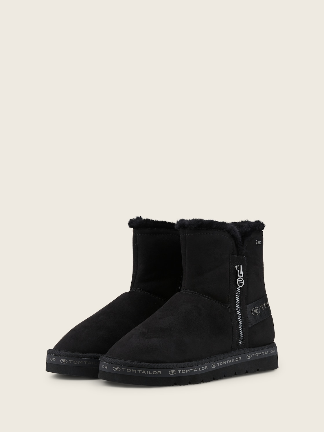 Gefütterte Stiefeletten - black - seitliche Produkt-Ansicht