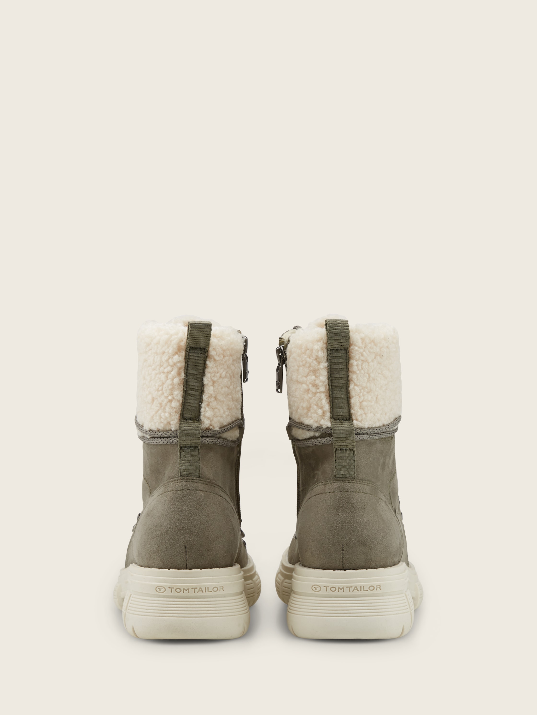 Gefütterte Stiefel - ltkhaki - Produkt-Rückansicht
