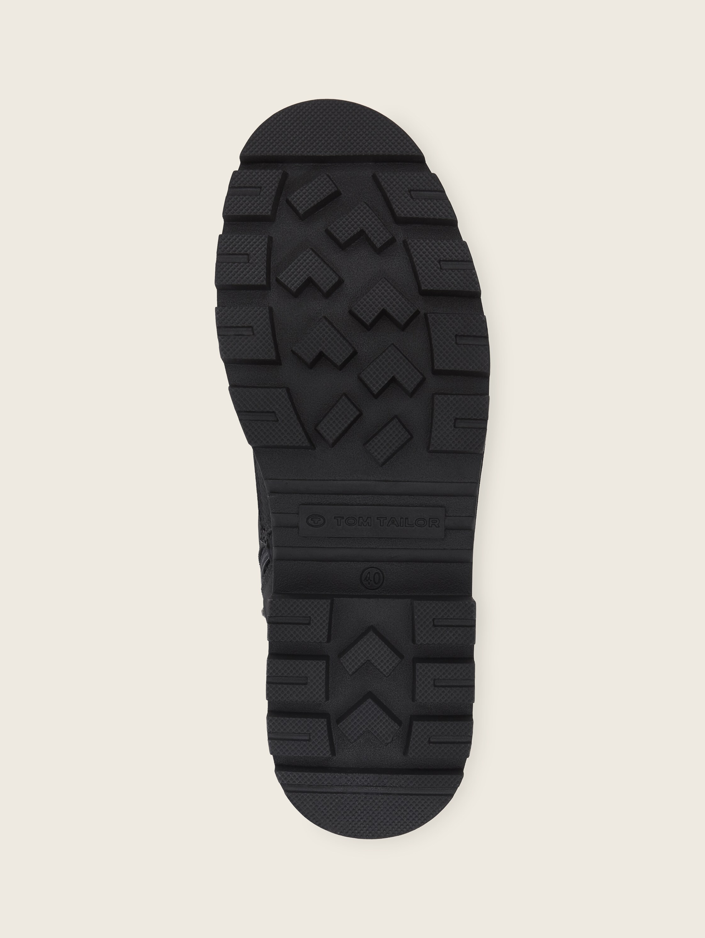 Gefütterte Stiefel mit Block-Absatz - 6