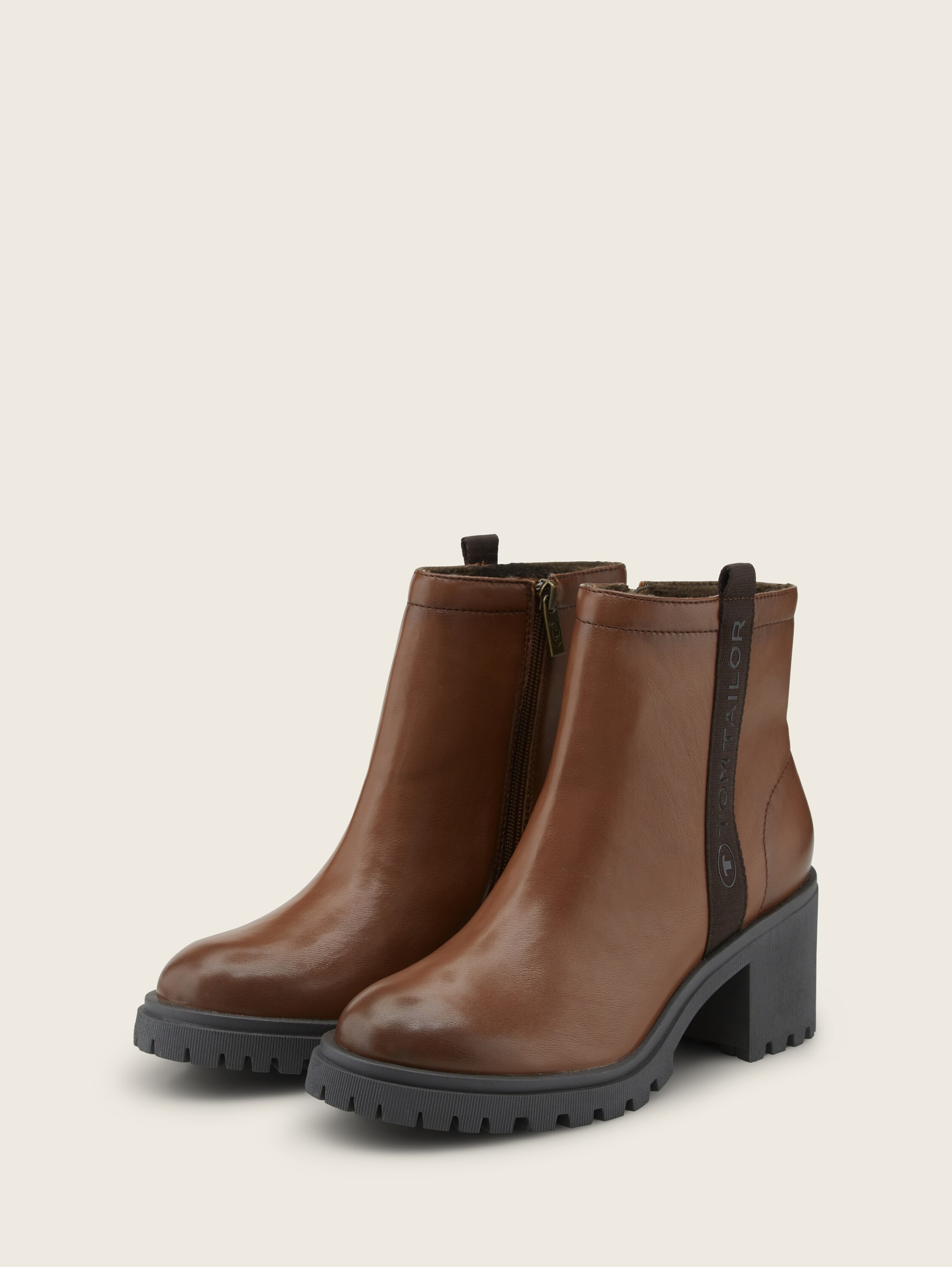 Bottines doublées - brunir - Detail
