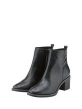 Ausgewählt, Stiefeletten mit Block-Absatz von Tom Tailor, schwarz