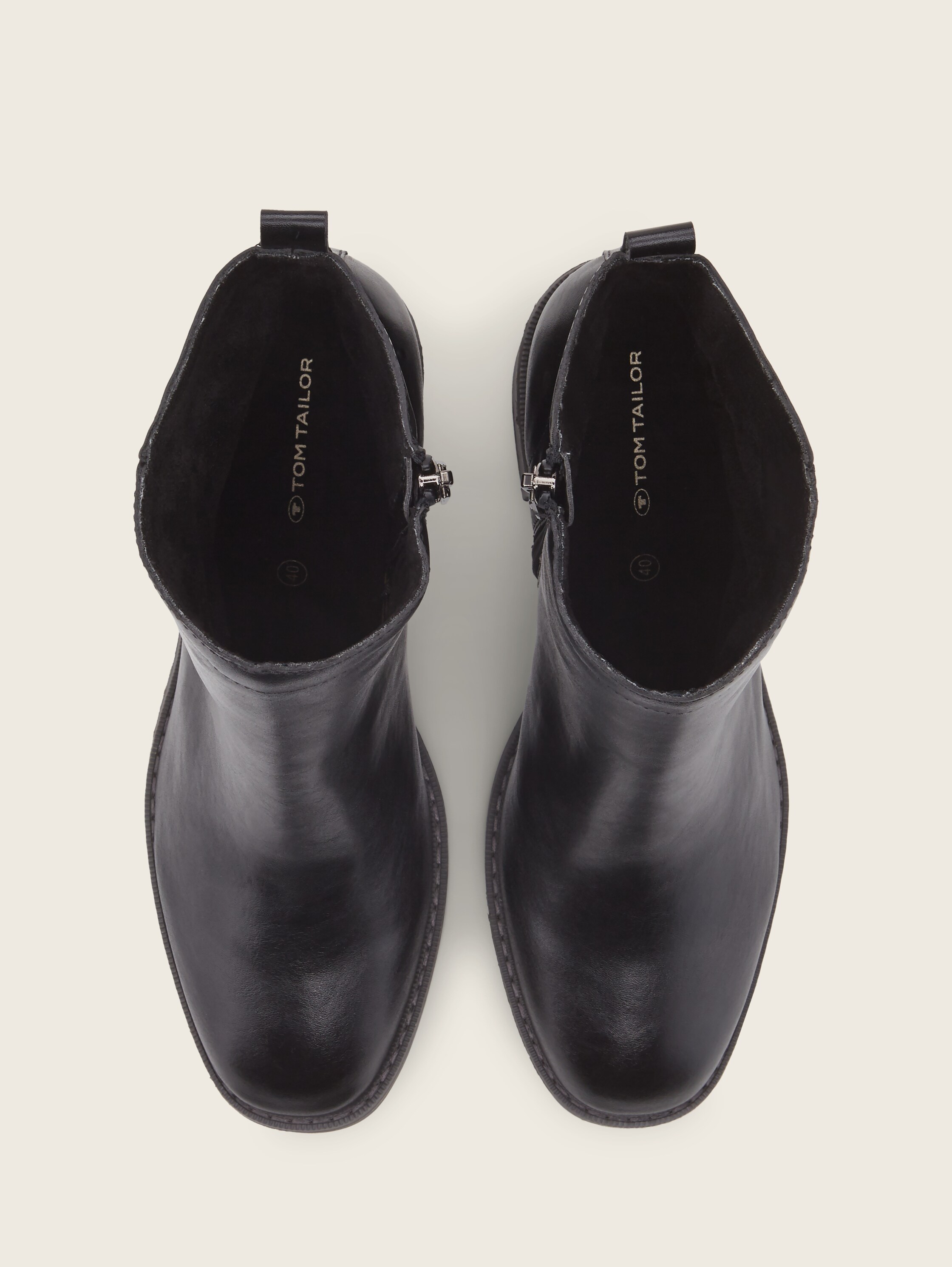 Stiefeletten mit Block-Absatz - 5