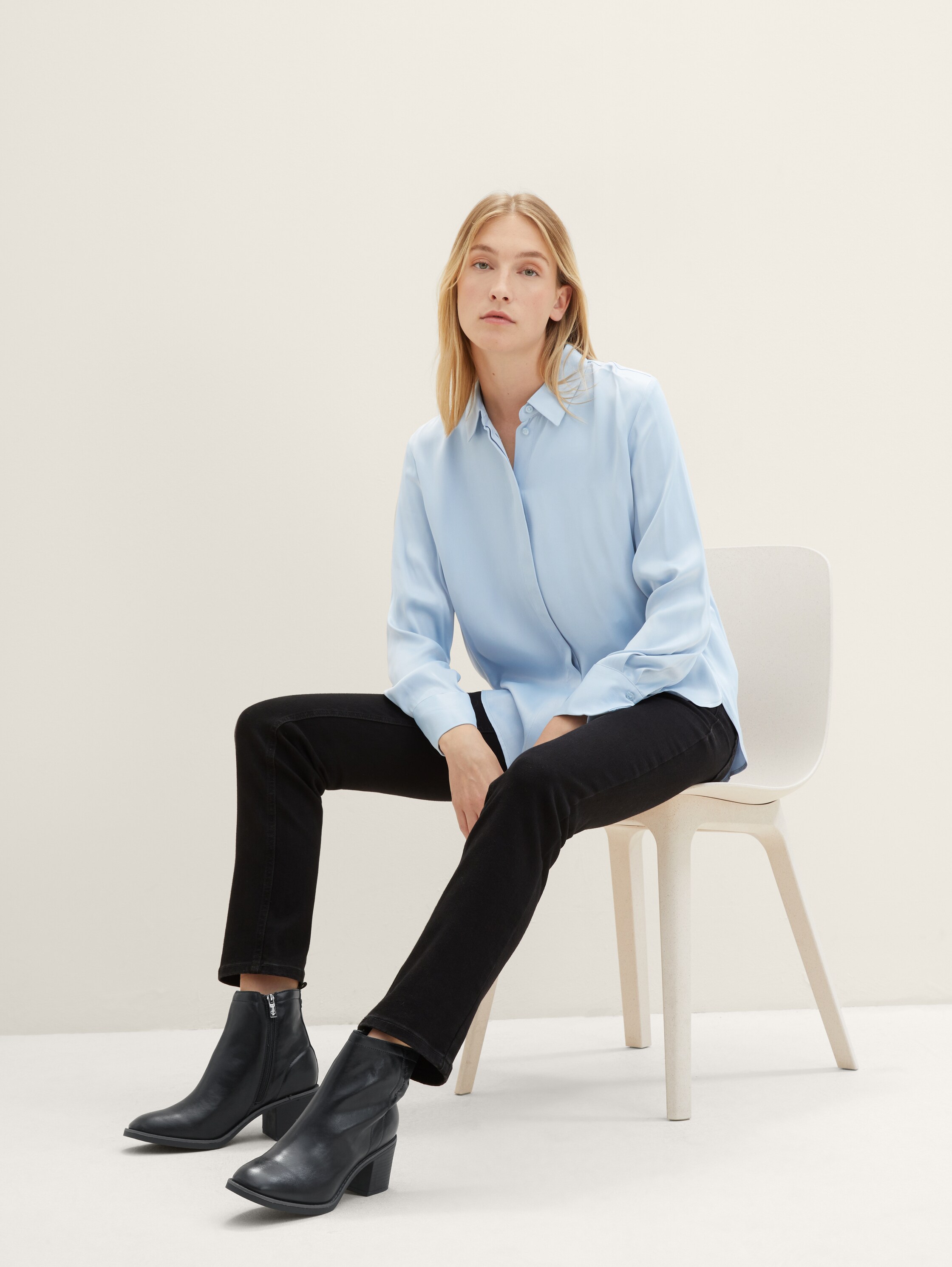 Stiefeletten mit Block-Absatz - 1
