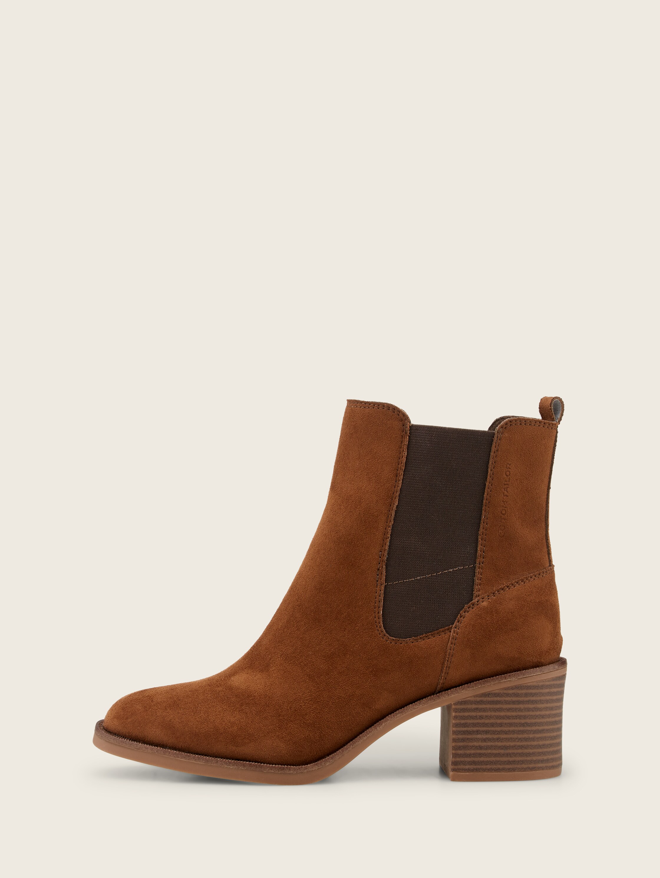 Stiefeletten mit Block-Absatz - brown - seitliche Produkt-Ansicht