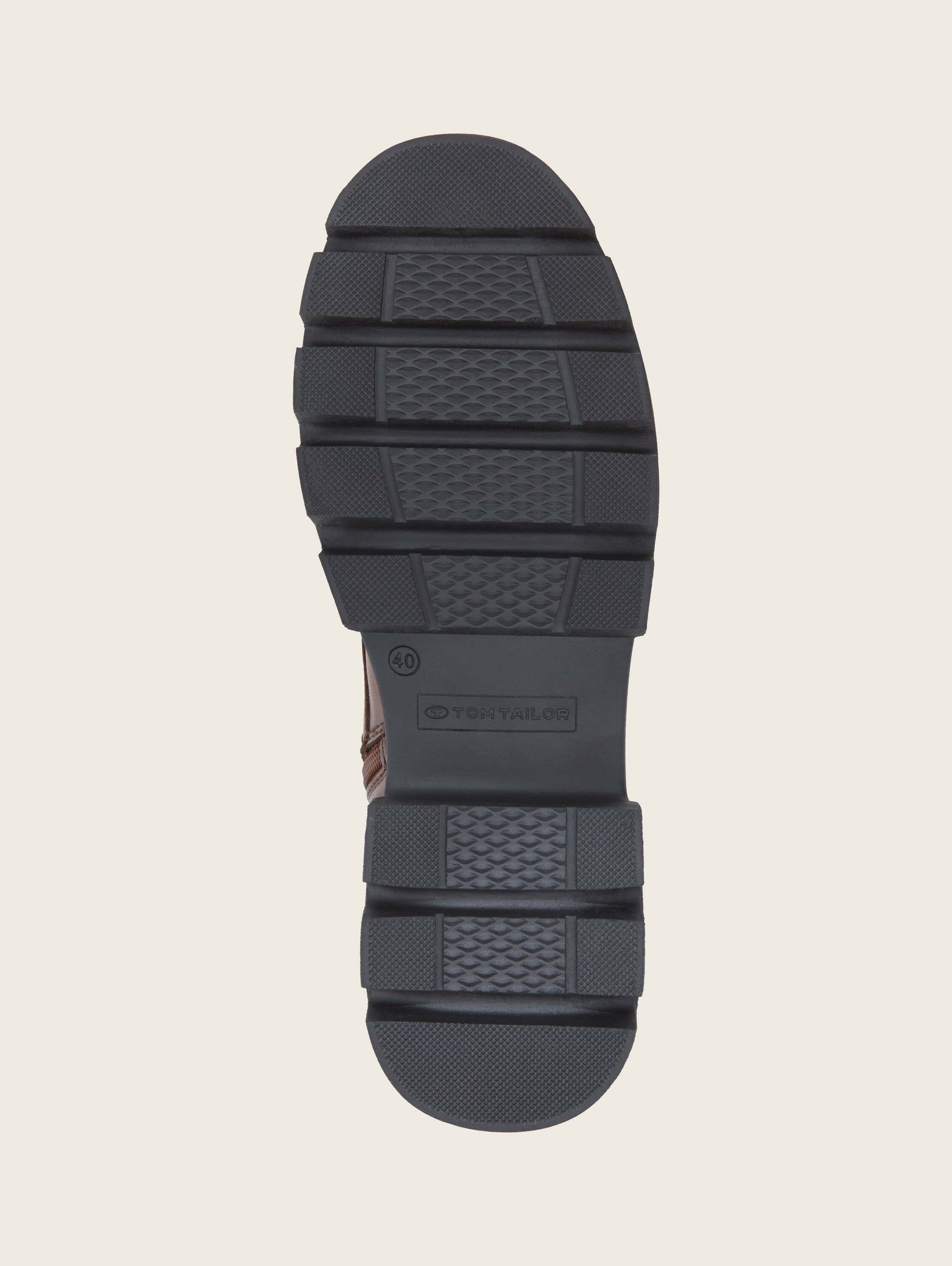 Stiefel aus hochwertigem Kunstleder - brandy - 