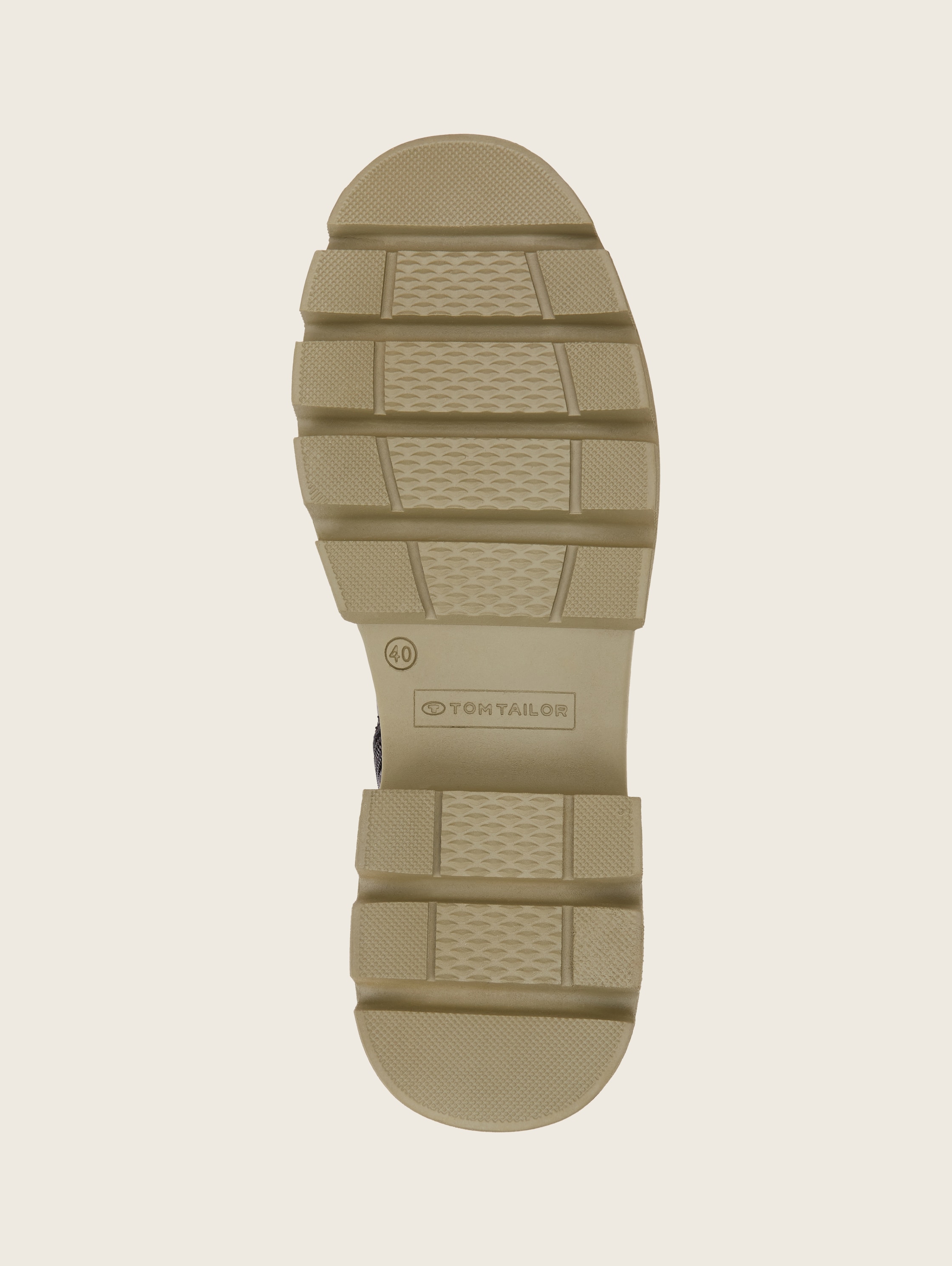 Stiefeletten mit Block-Absatz - black-green - Produkt-Ansicht Sohle