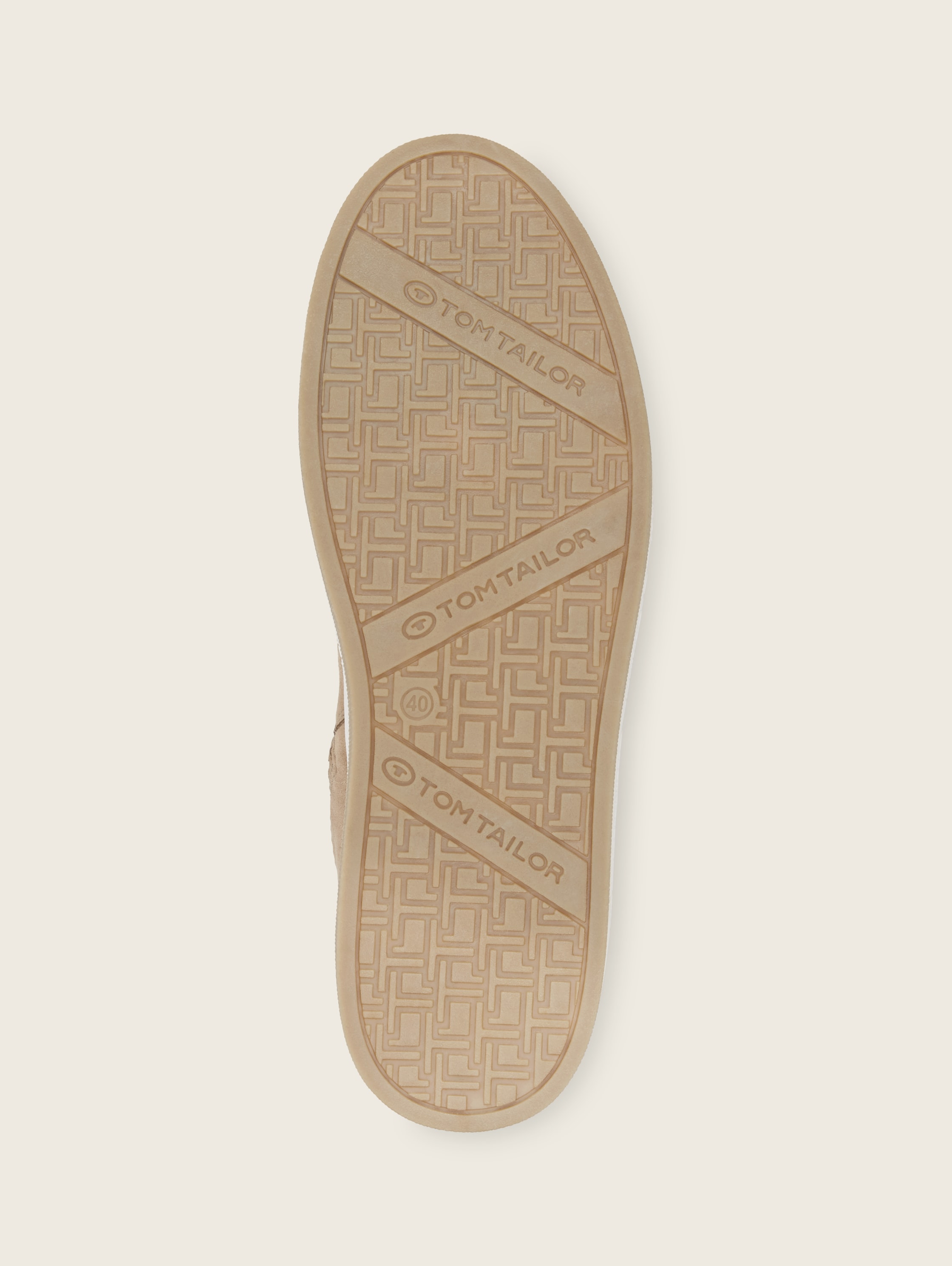 Ankle boots with flat heels - dark sand - Product view sole 