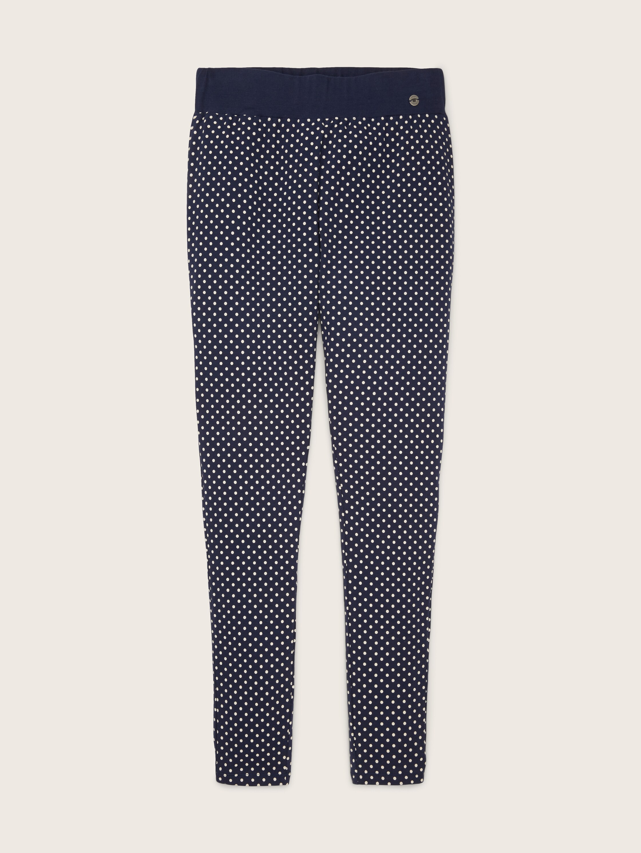 Pyjama-Leggings mit Punktemuster - dark_blue_allover - 