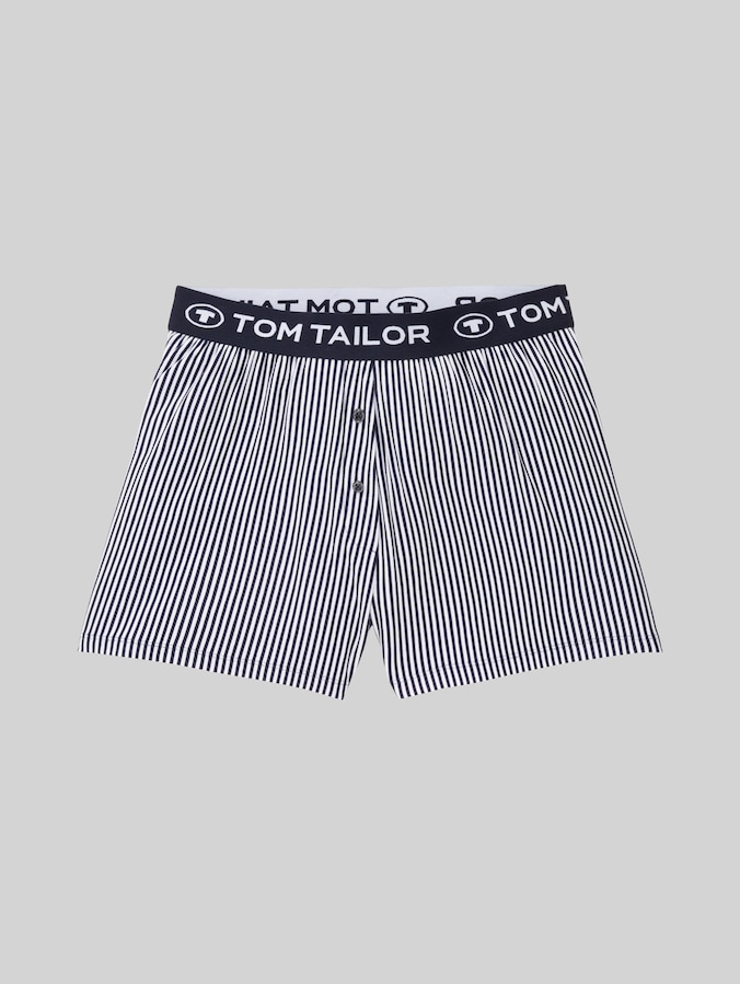 Pyjamashort met streeppatroon door Women, blue stripes
