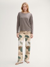 Loungewear T-shirt à manches longues - grey-medium-solid - vue latérale du modèle
