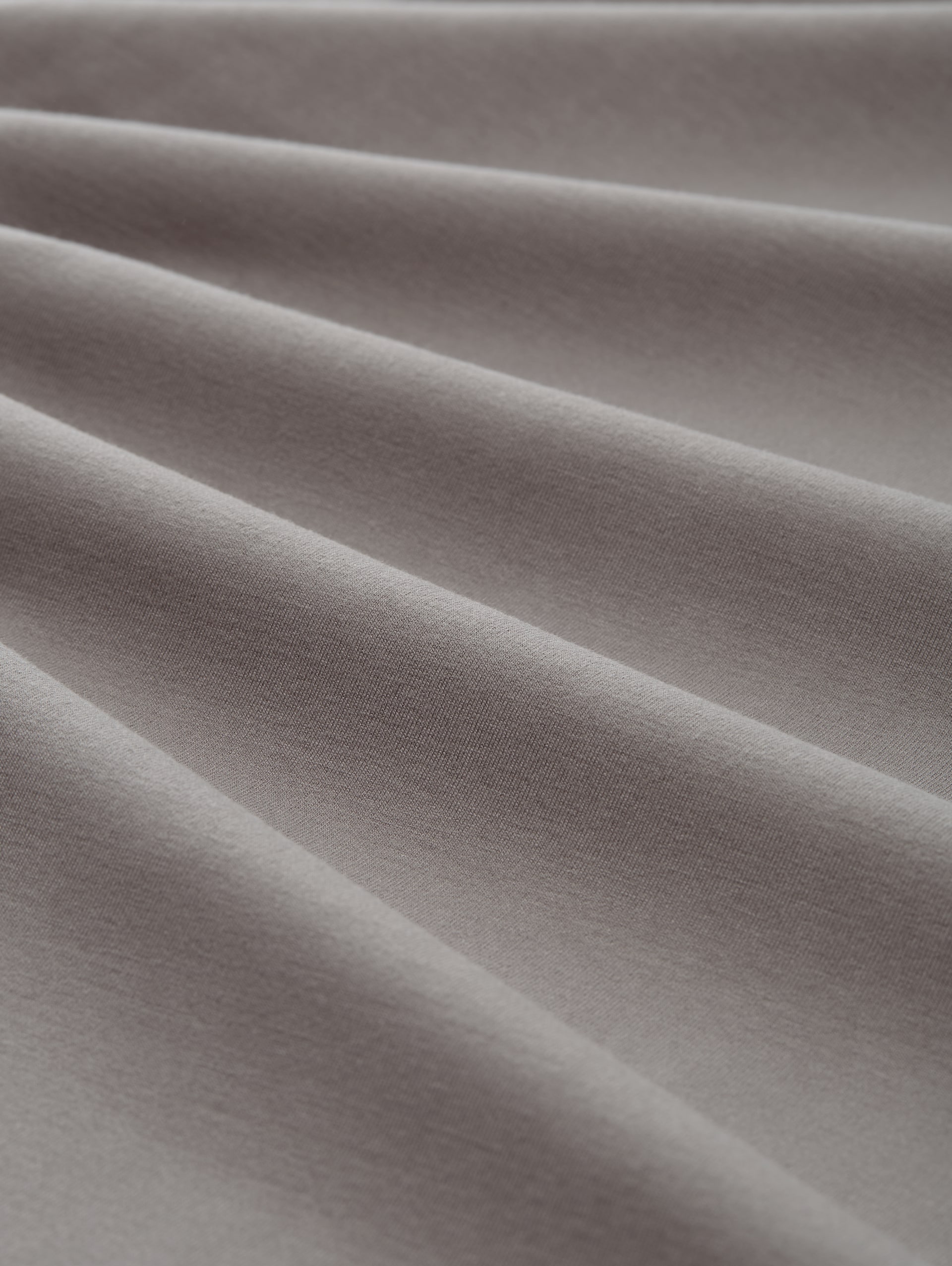 Loungewear Langarmshirt - grey-medium-solid - Material-Ansicht