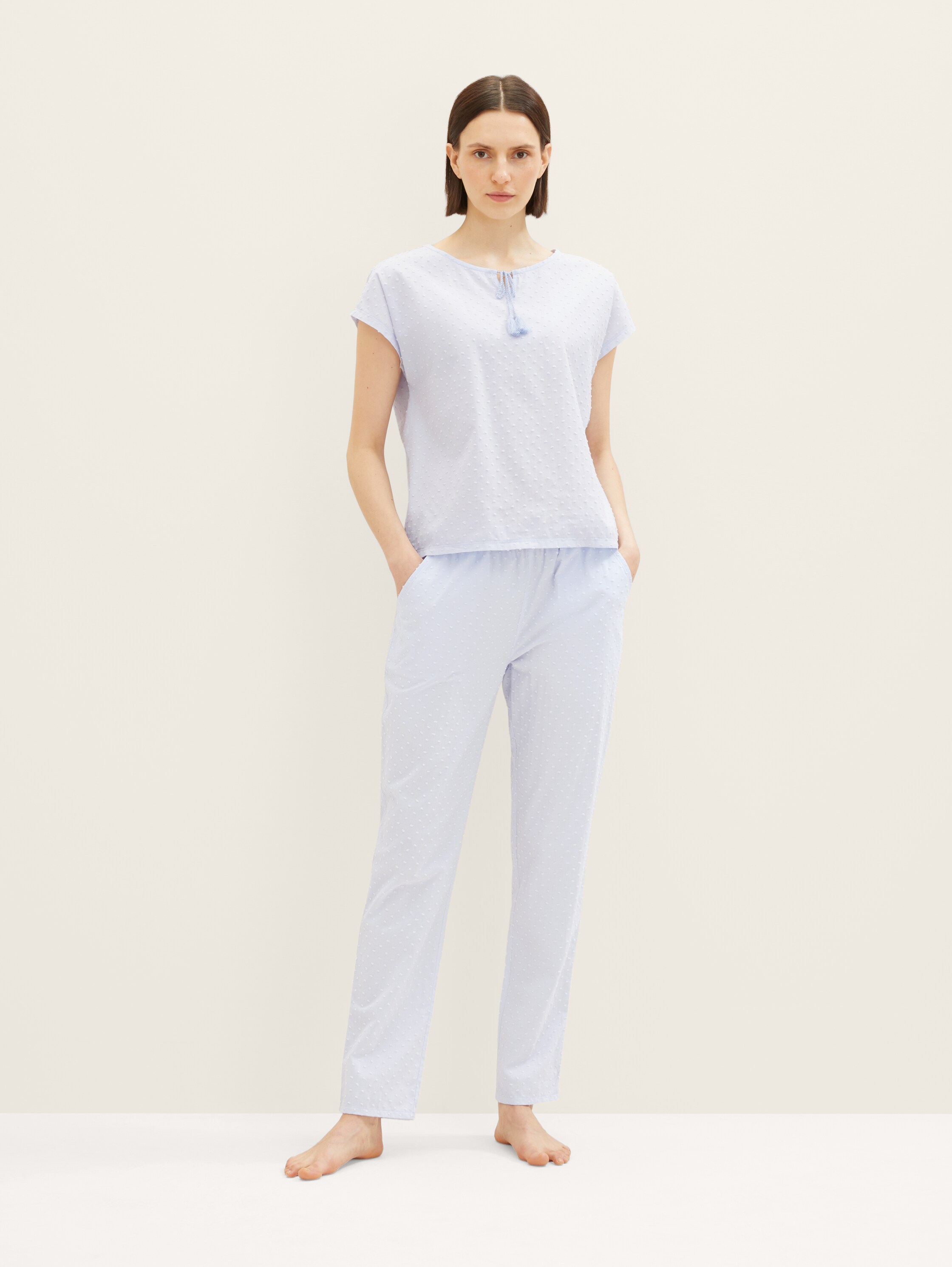 Pyjama-Hose mit Struktur - 2