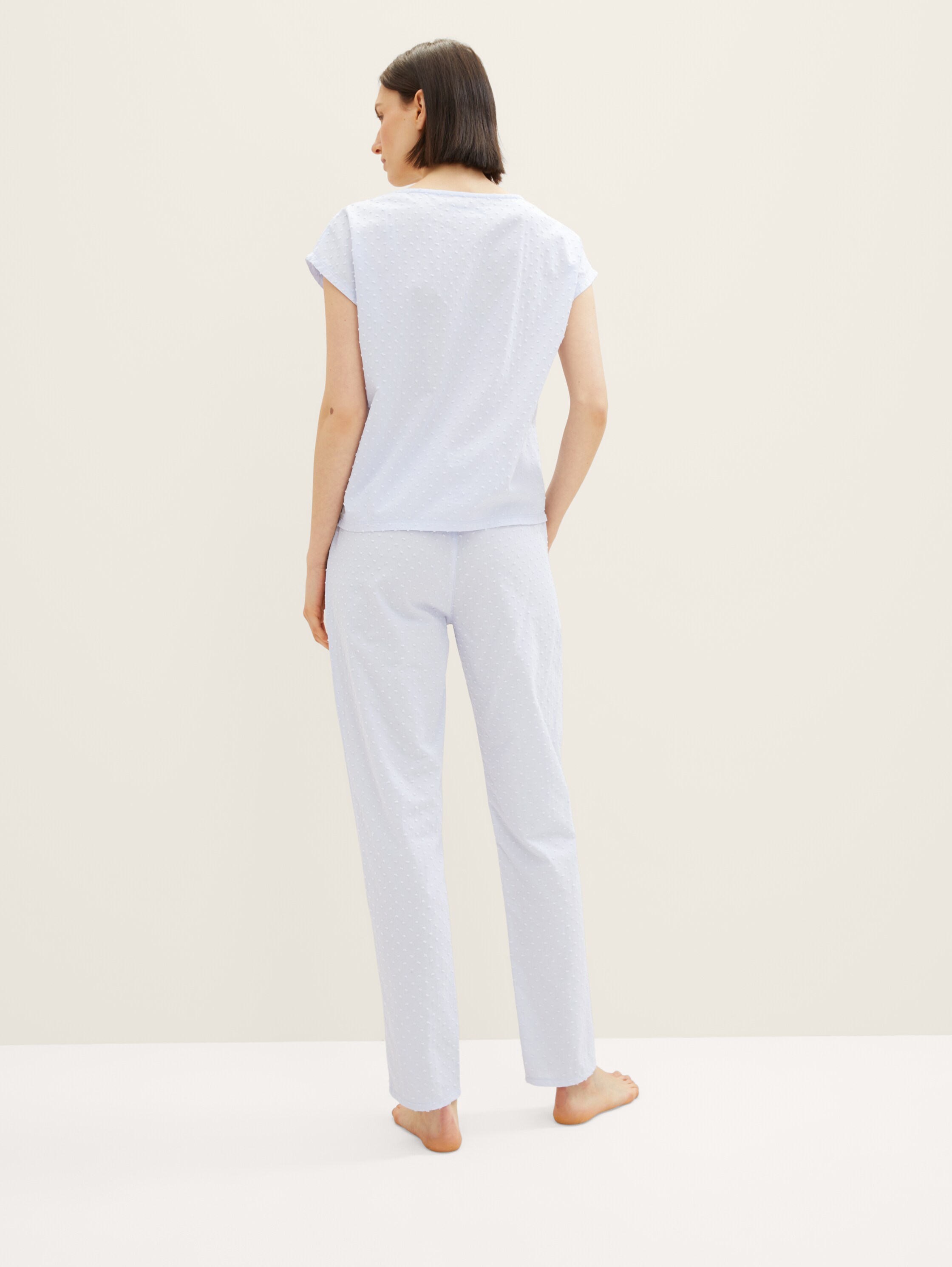 Pyjama-Hose mit Struktur - 3
