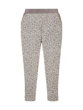 Ausgewählt, Pyjama-Hose mit Leo-Print von Tom Tailor, grau
