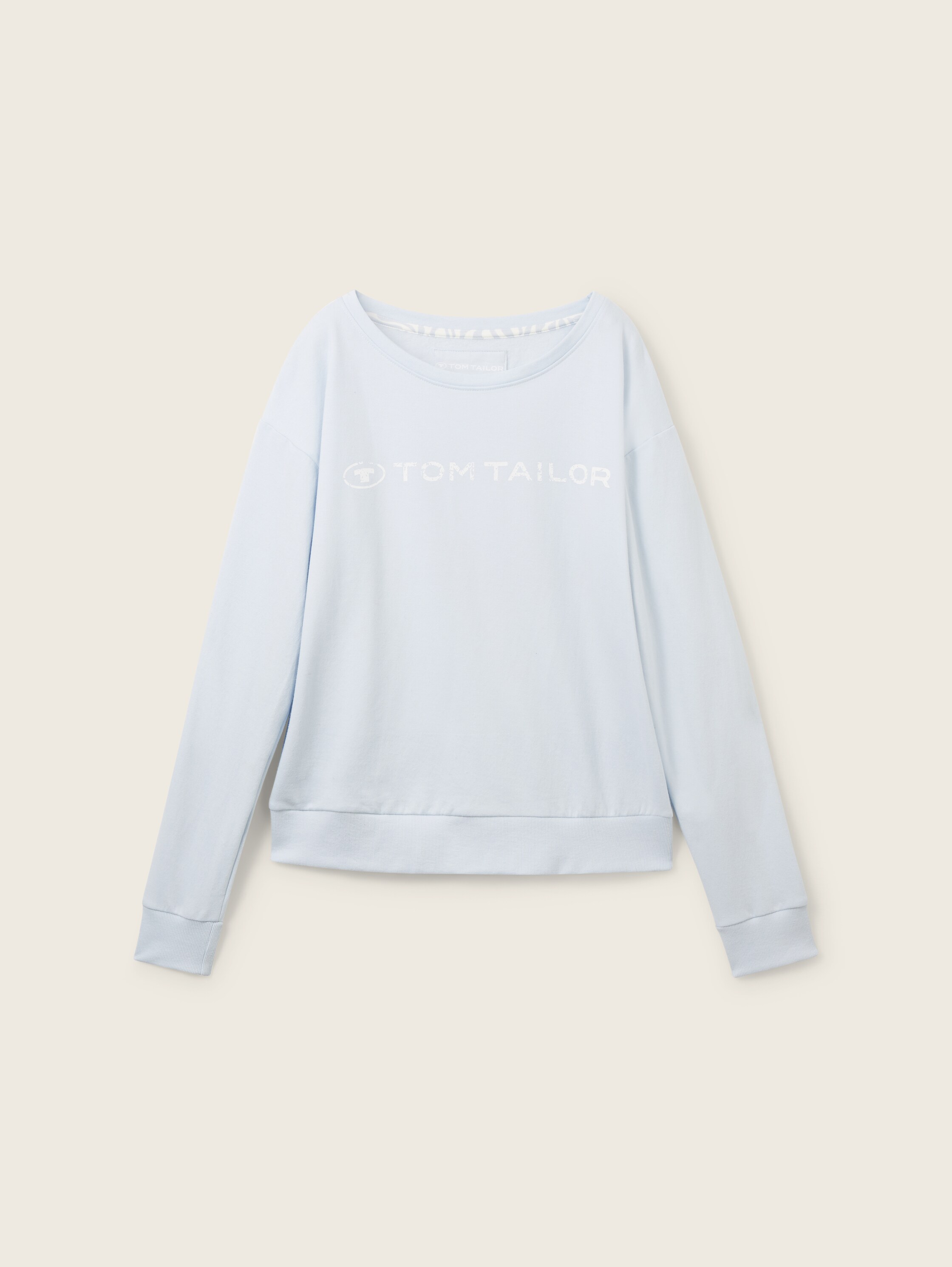 Sweatshirt mit Print - blau - 