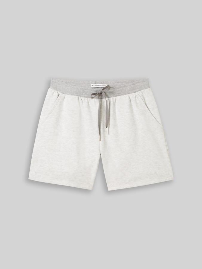 Loungewear Sweat-Shorts von Women, weiß-mittel-melange
