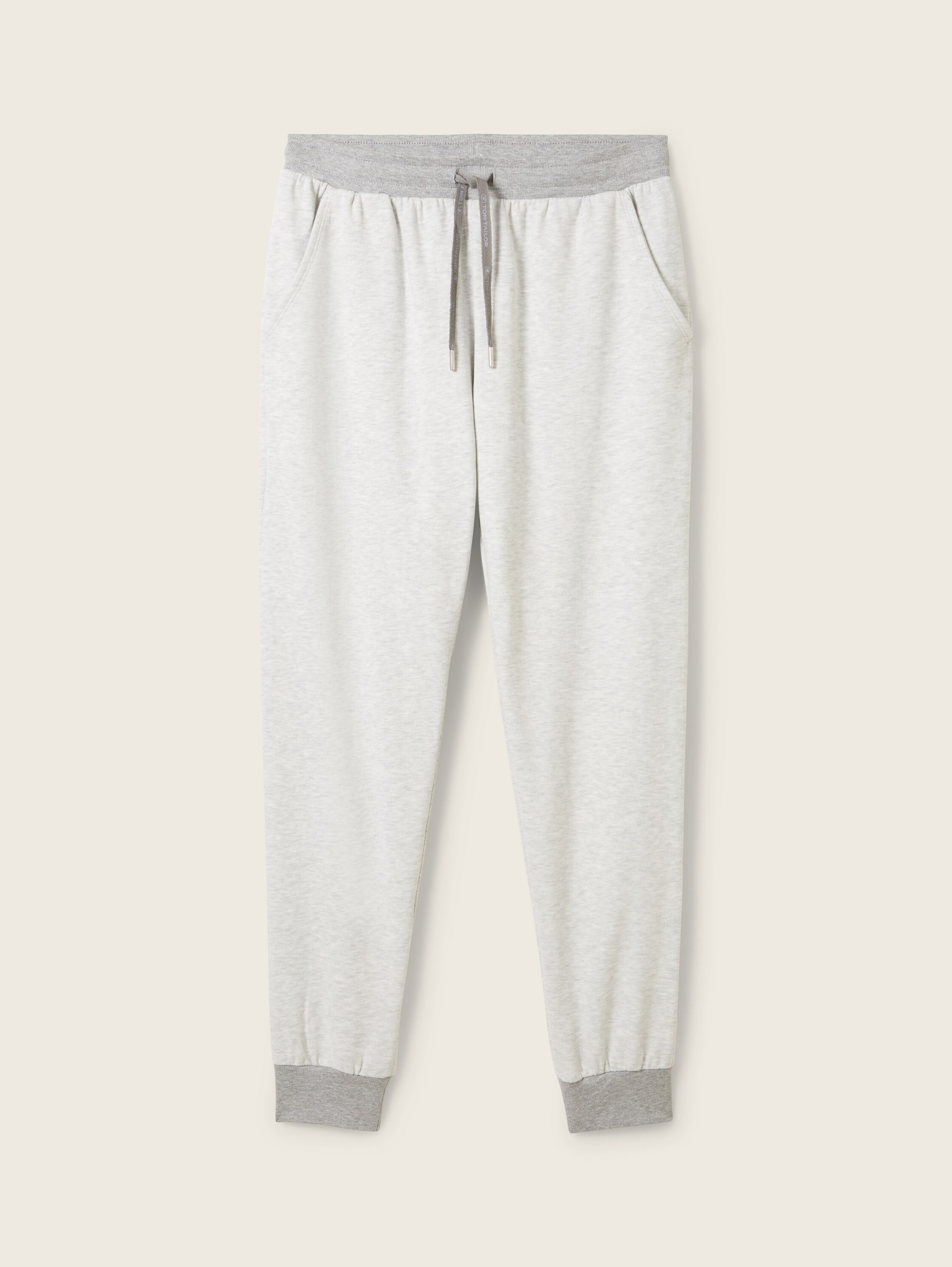 Sweat-Hose in Melange Optik - grau - 