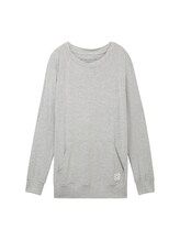 Geselecteerd, Loungewear Sweater in gemêleerde look door Tom Tailor, grauw