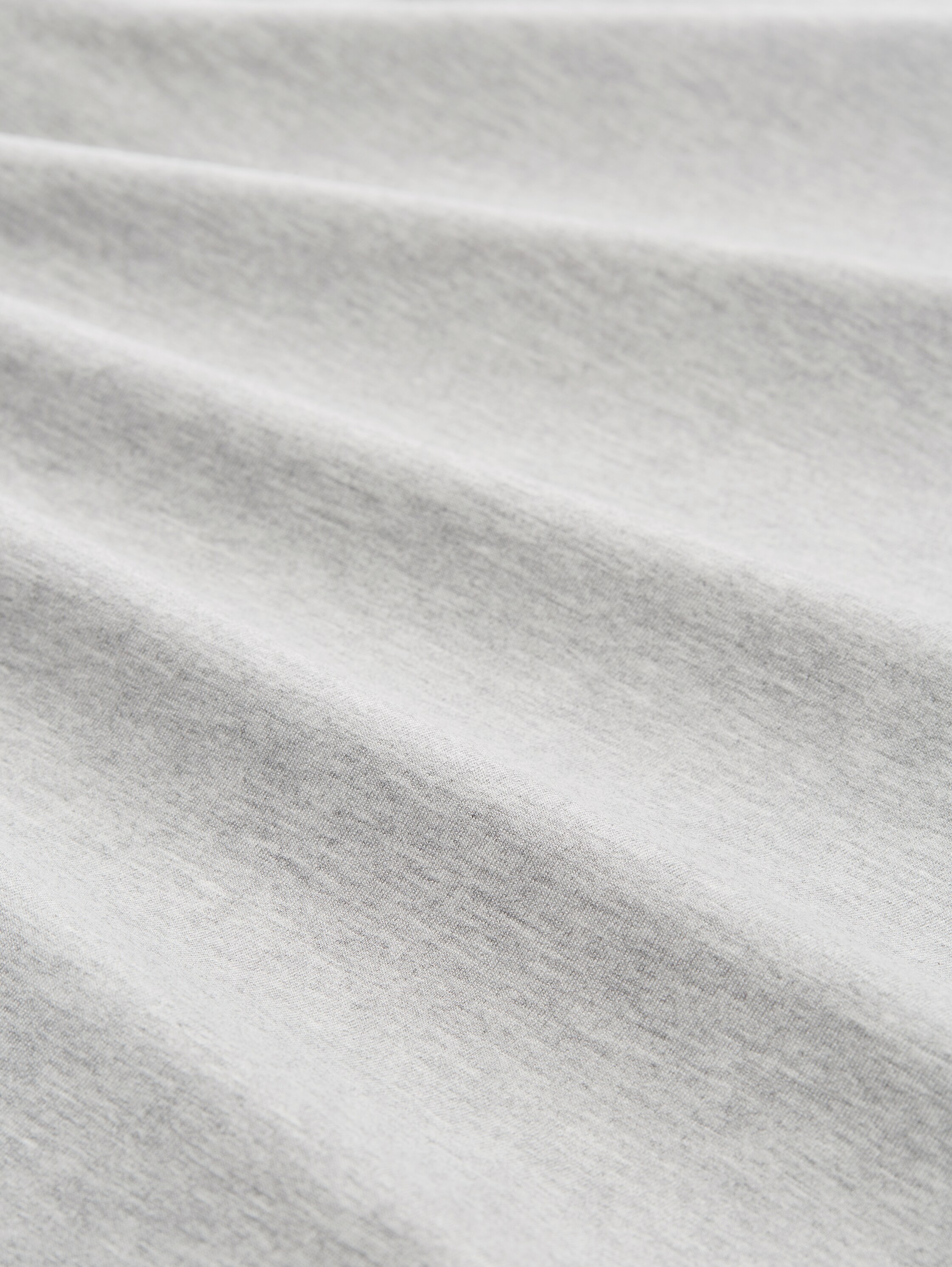 Loungewear Sweatshirt in Melange Optik - greymediummelange - 