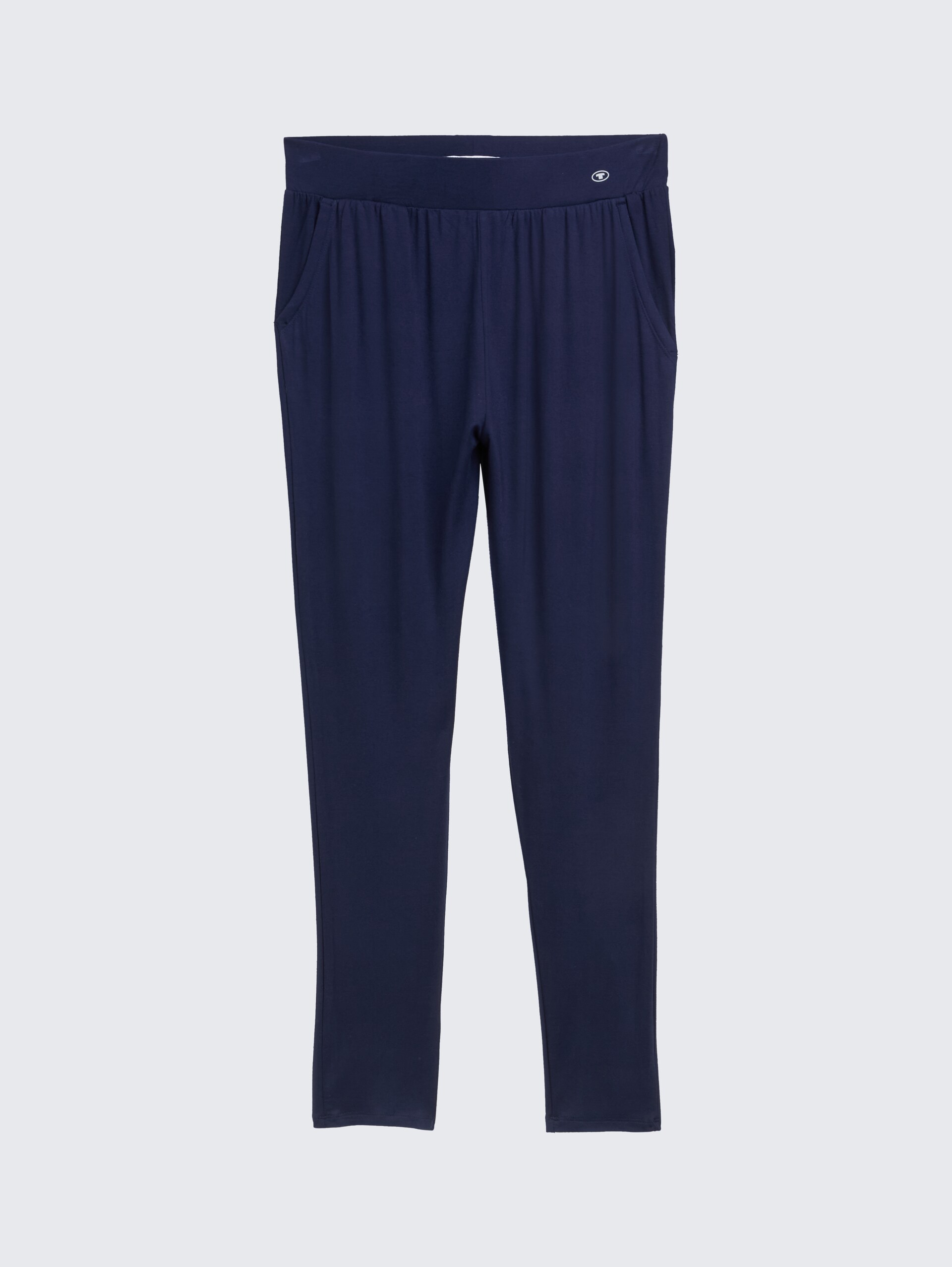 Basic Pyjama-Hose - blue-dark-solid - Vorder-Produkt-Ansicht
