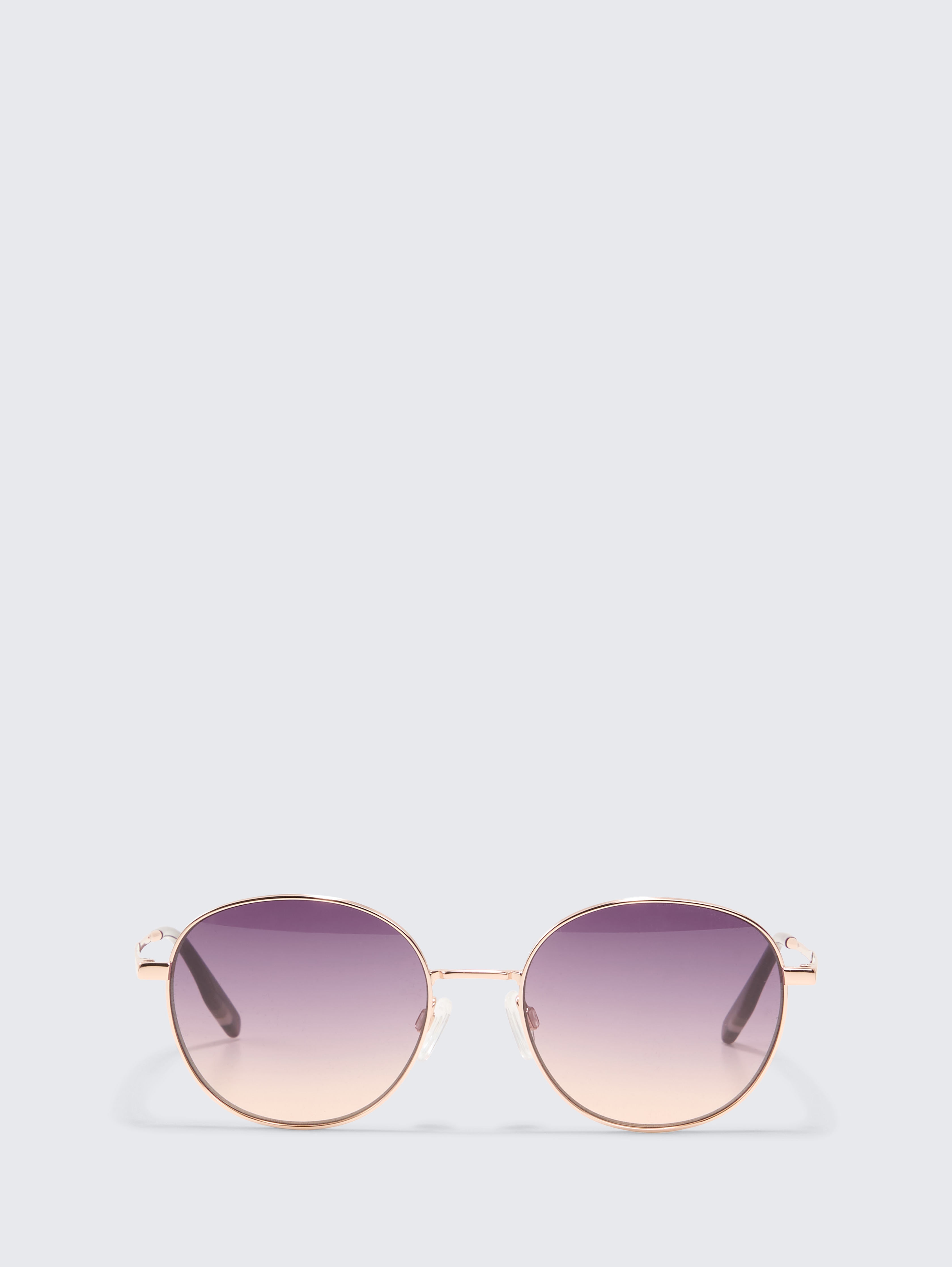 Runde Sonnenbrille von Women, gold