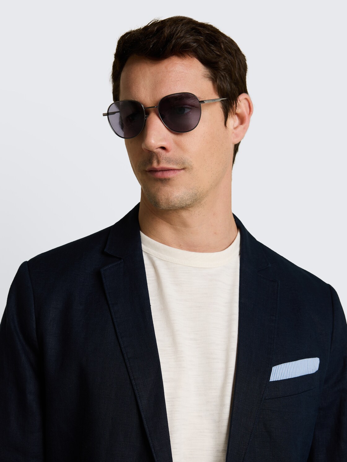 Runde Sonnenbrille - grey / gun