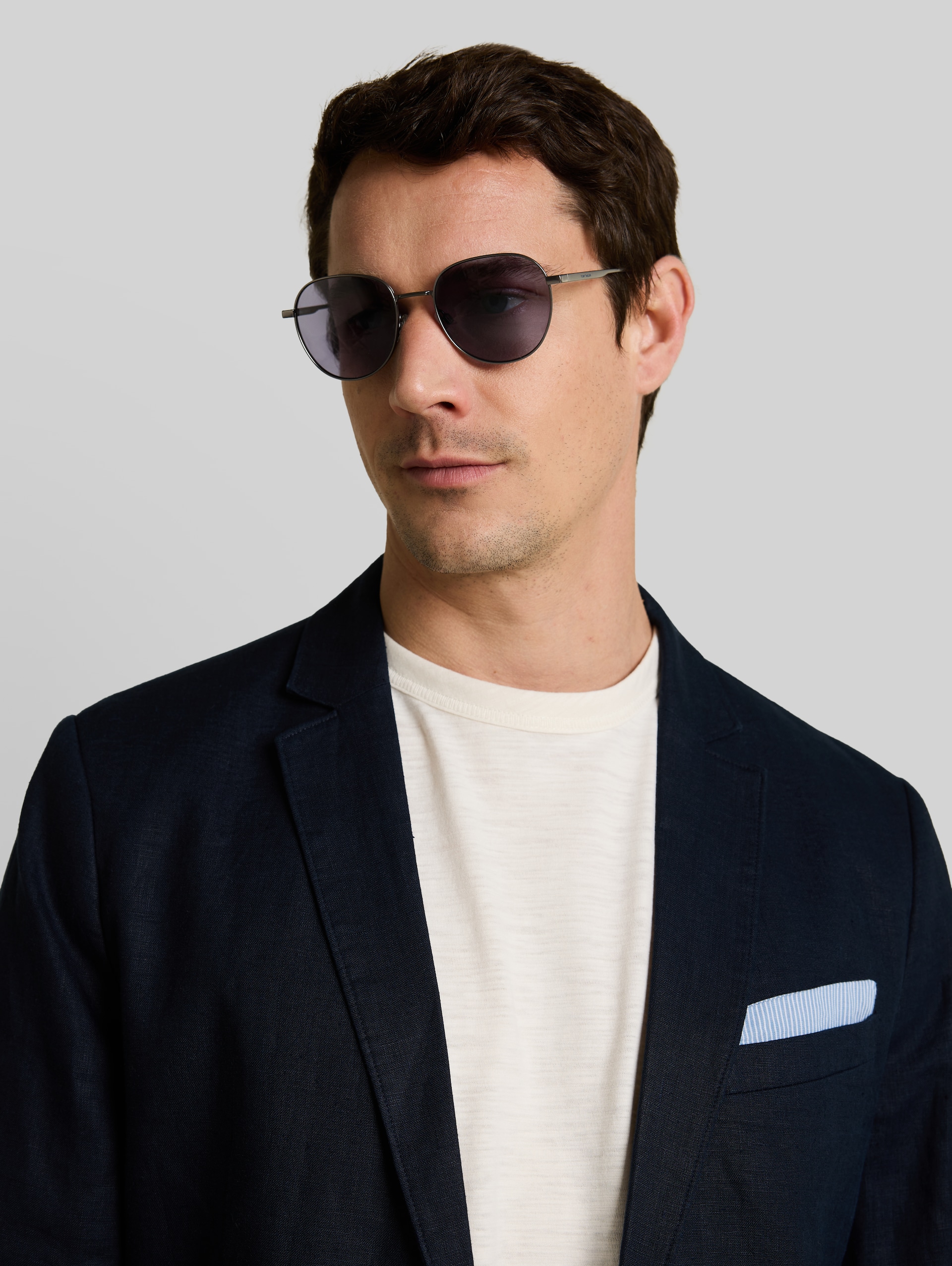 Runde Sonnenbrille - grey / gun