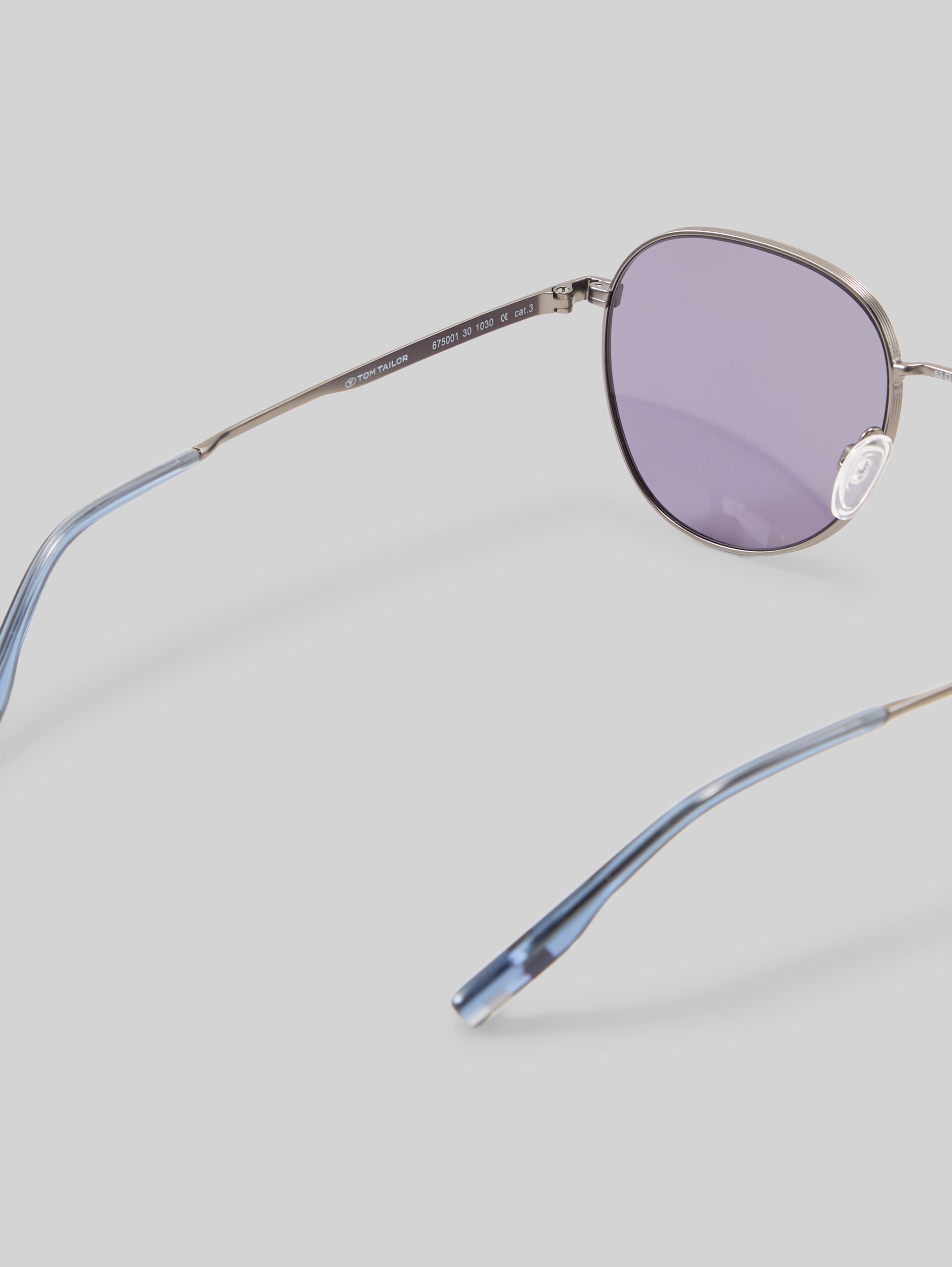 Runde Sonnenbrille - grey / gun - Produkt-Detail-Ansicht