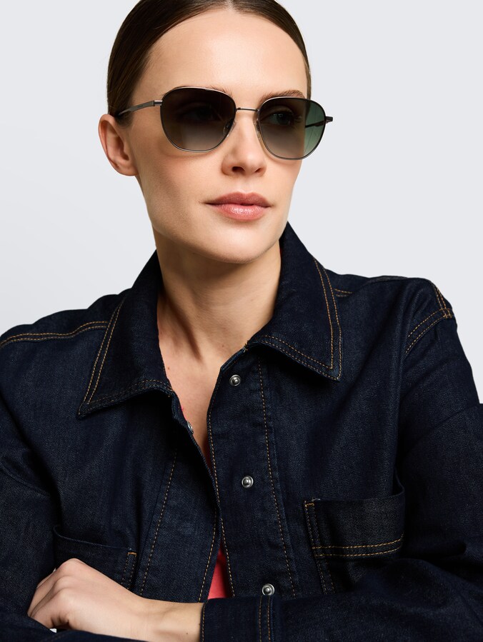 Piloten Sonnenbrille von Unisex, black