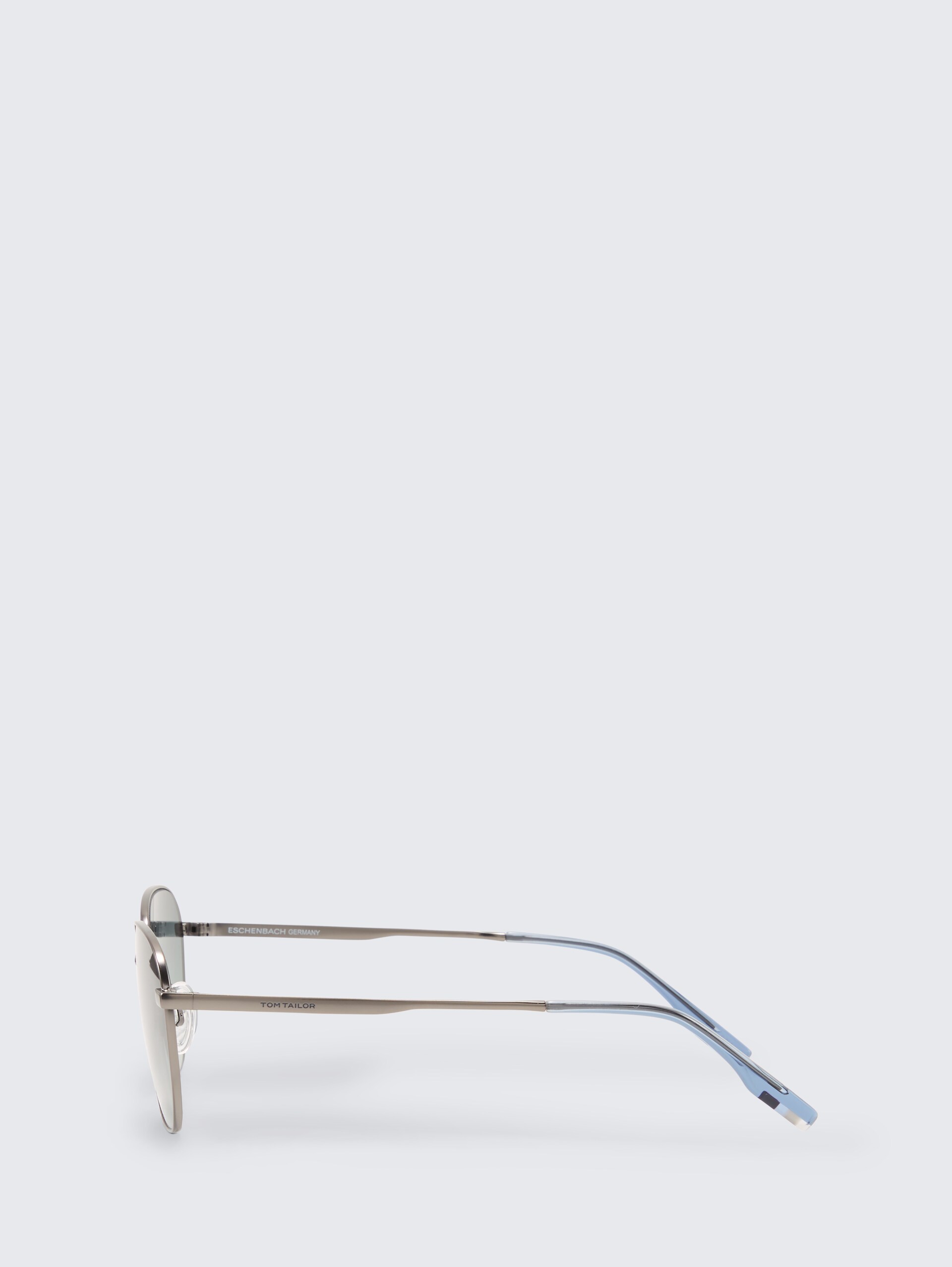 Rechthoekige zonnebril - grey / gun - zijaanzicht product