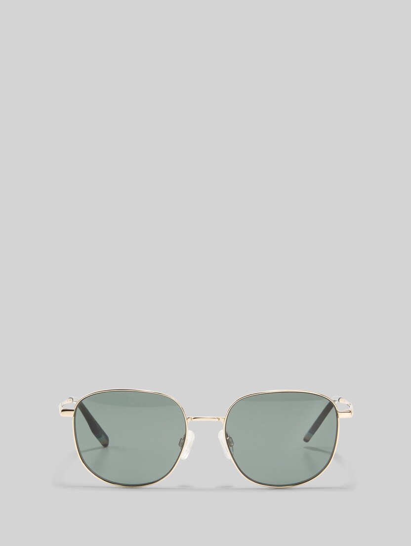 Square sunglasses, UV400 by Women, gold