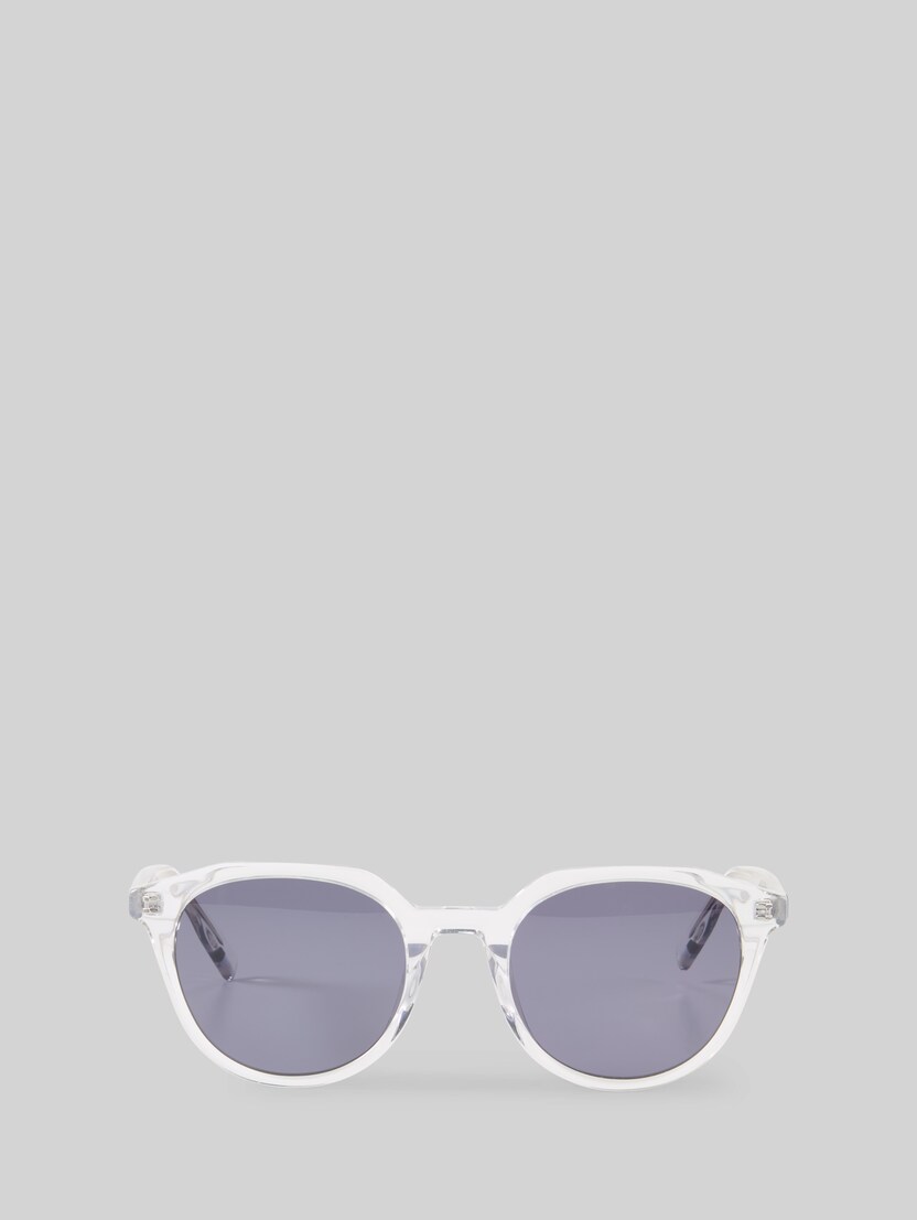 Lunettes de soleil Panto en acétate Renew UV400 par Unisex, palladium / chrome / rhodium /
