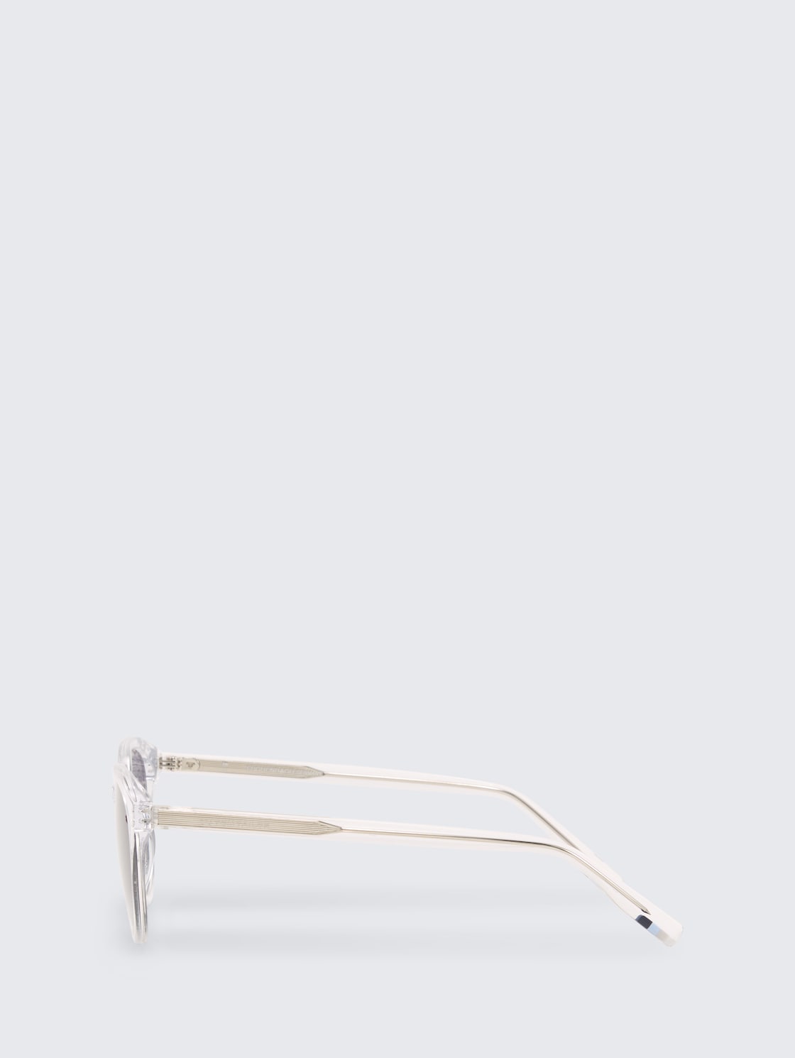 Runde Sonnenbrille - palladium / chrome / rhodium / - seitliche Produkt-Ansicht