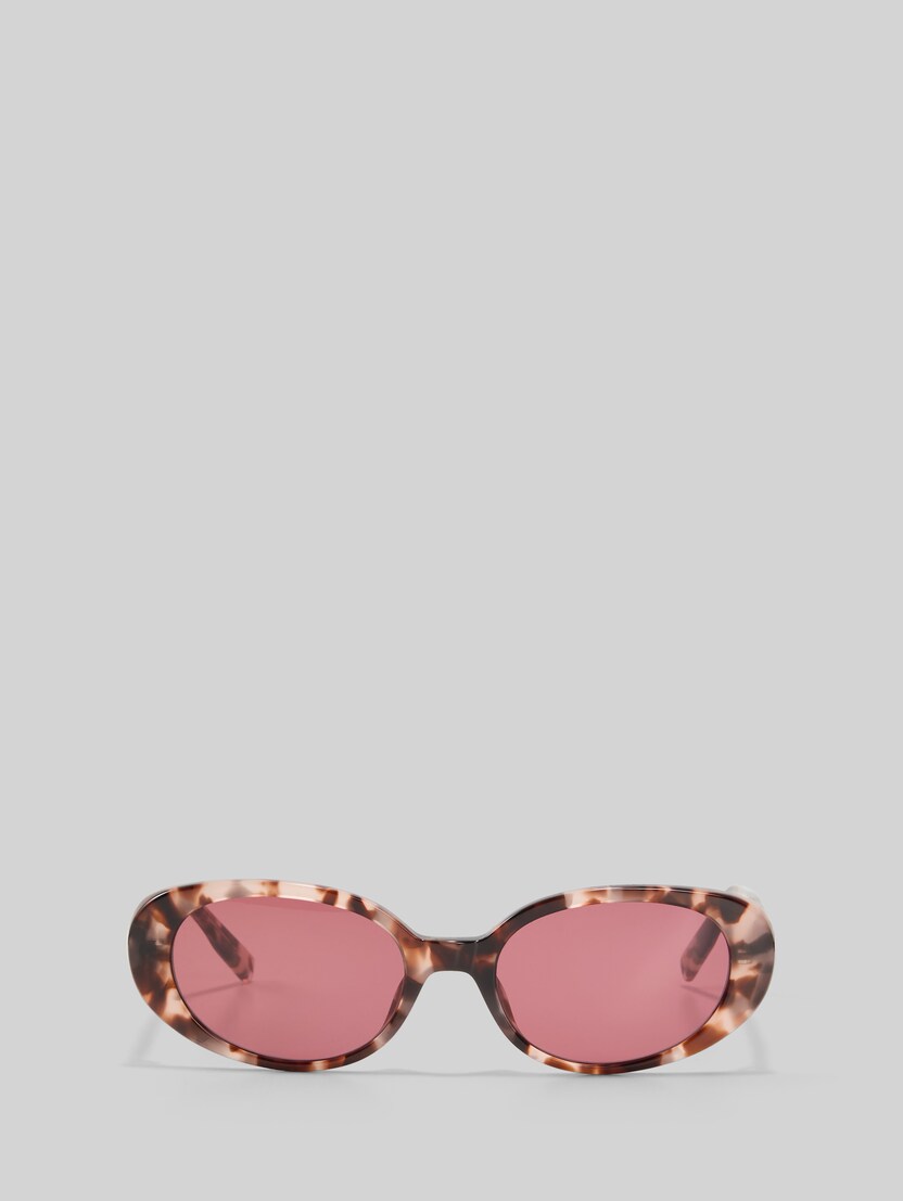 Lunettes de soleil féminines à verres dégradés UV400 par Women, red / rose / violet