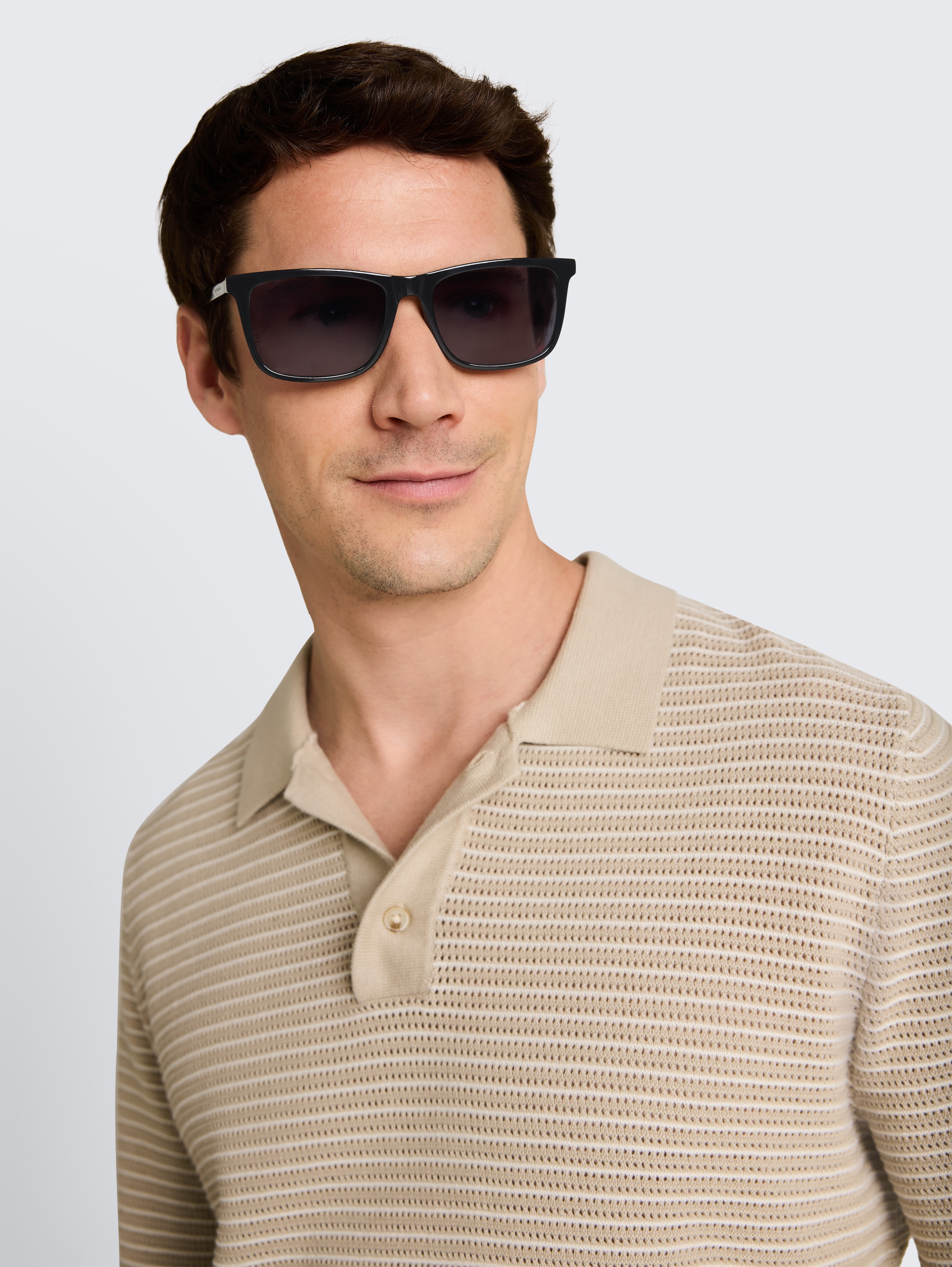 Eckige Sonnenbrille - black_1 - 