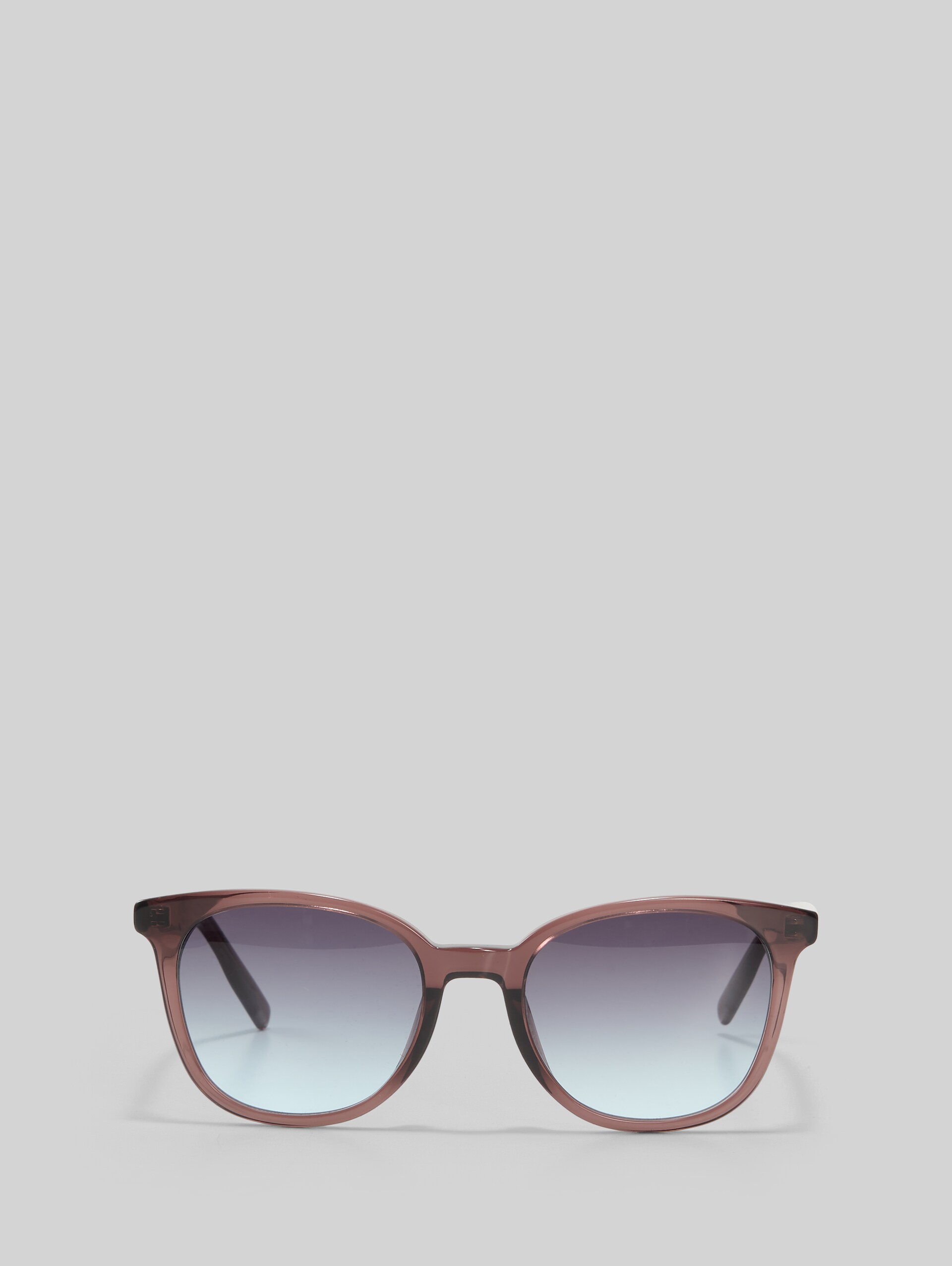 Feminine sunglasses - red / rose / violet - Front product view