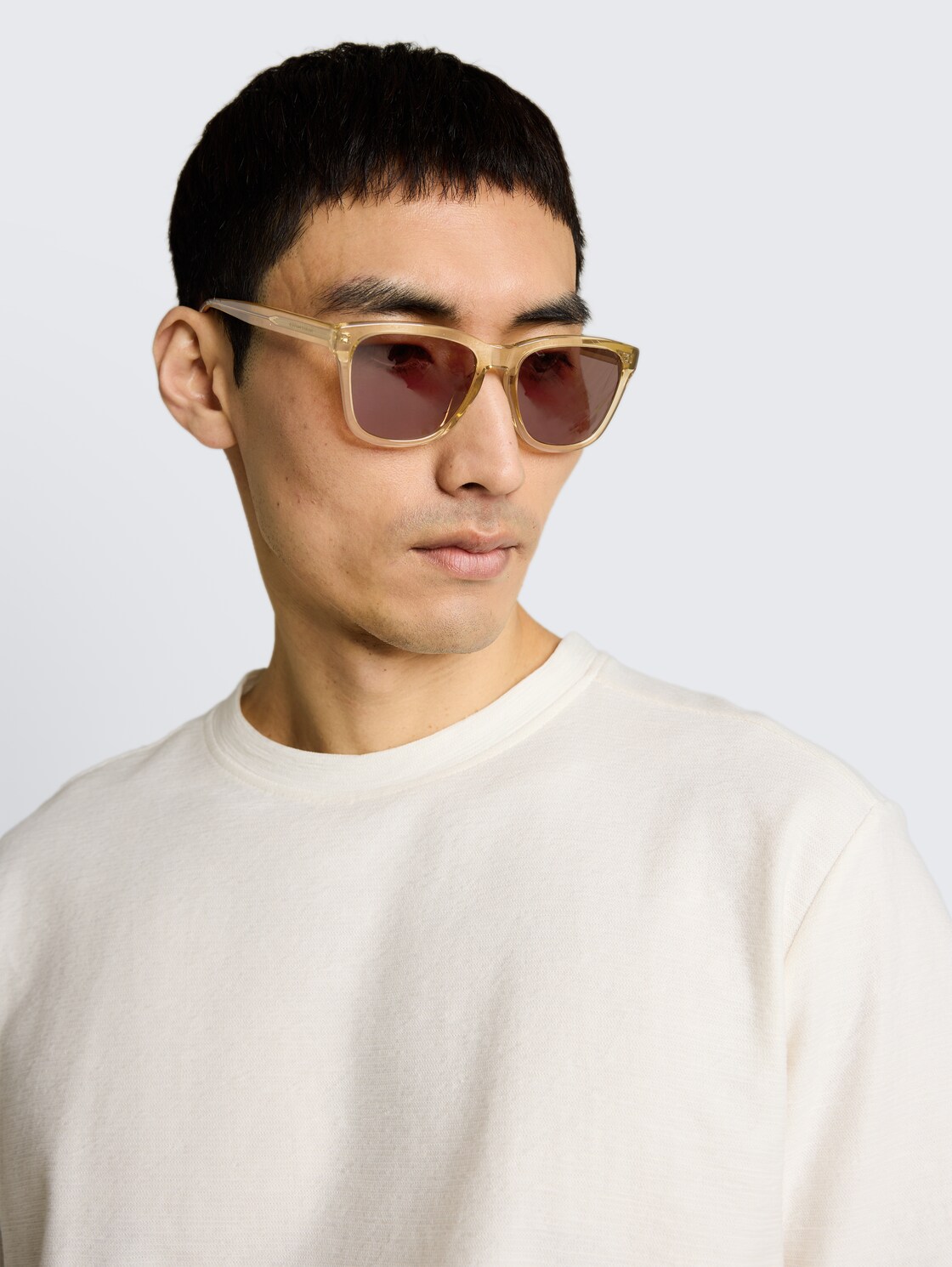 Eckige Sonnenbrille - brown