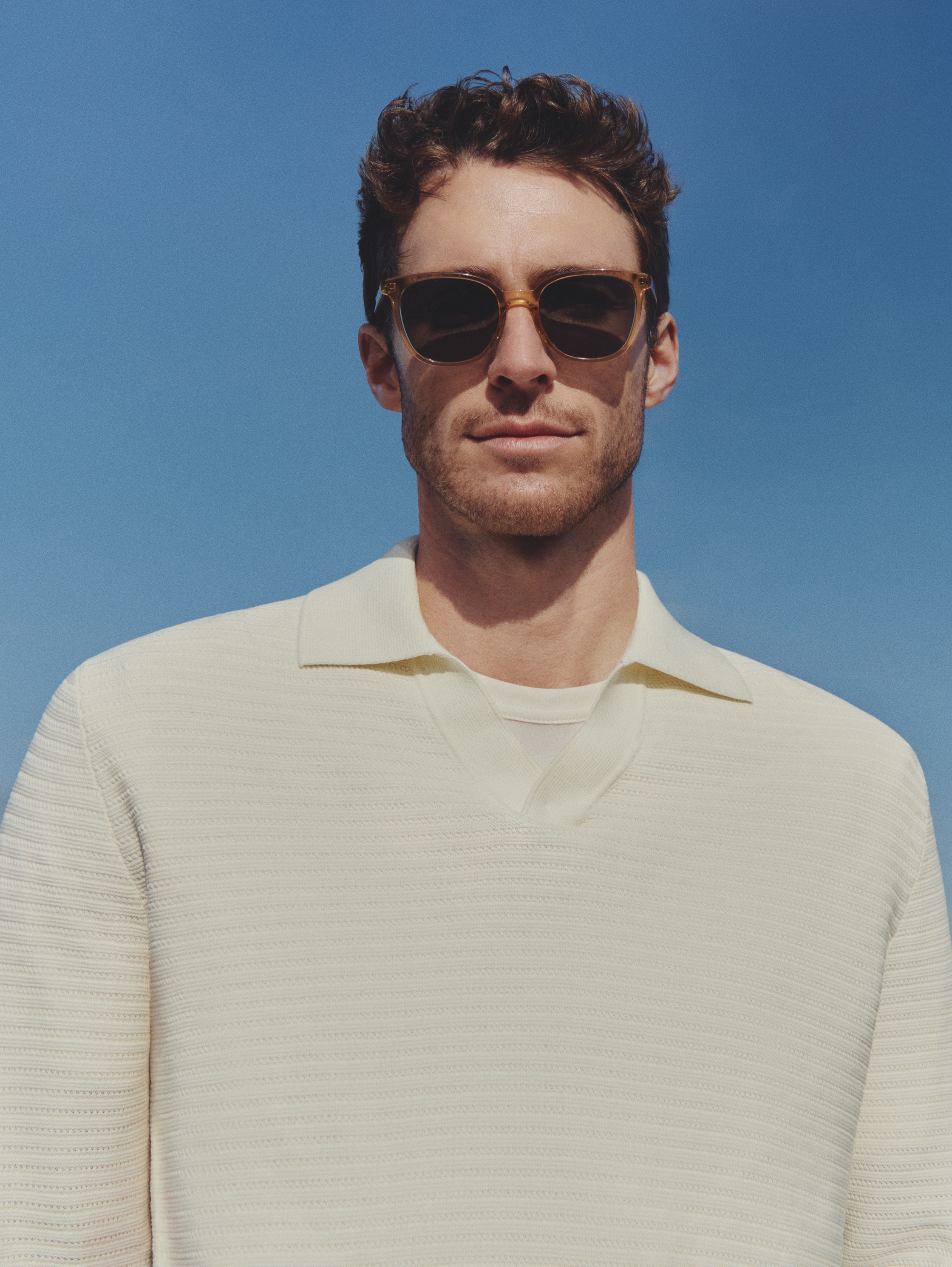 Hoekige zonnebril - brown - 