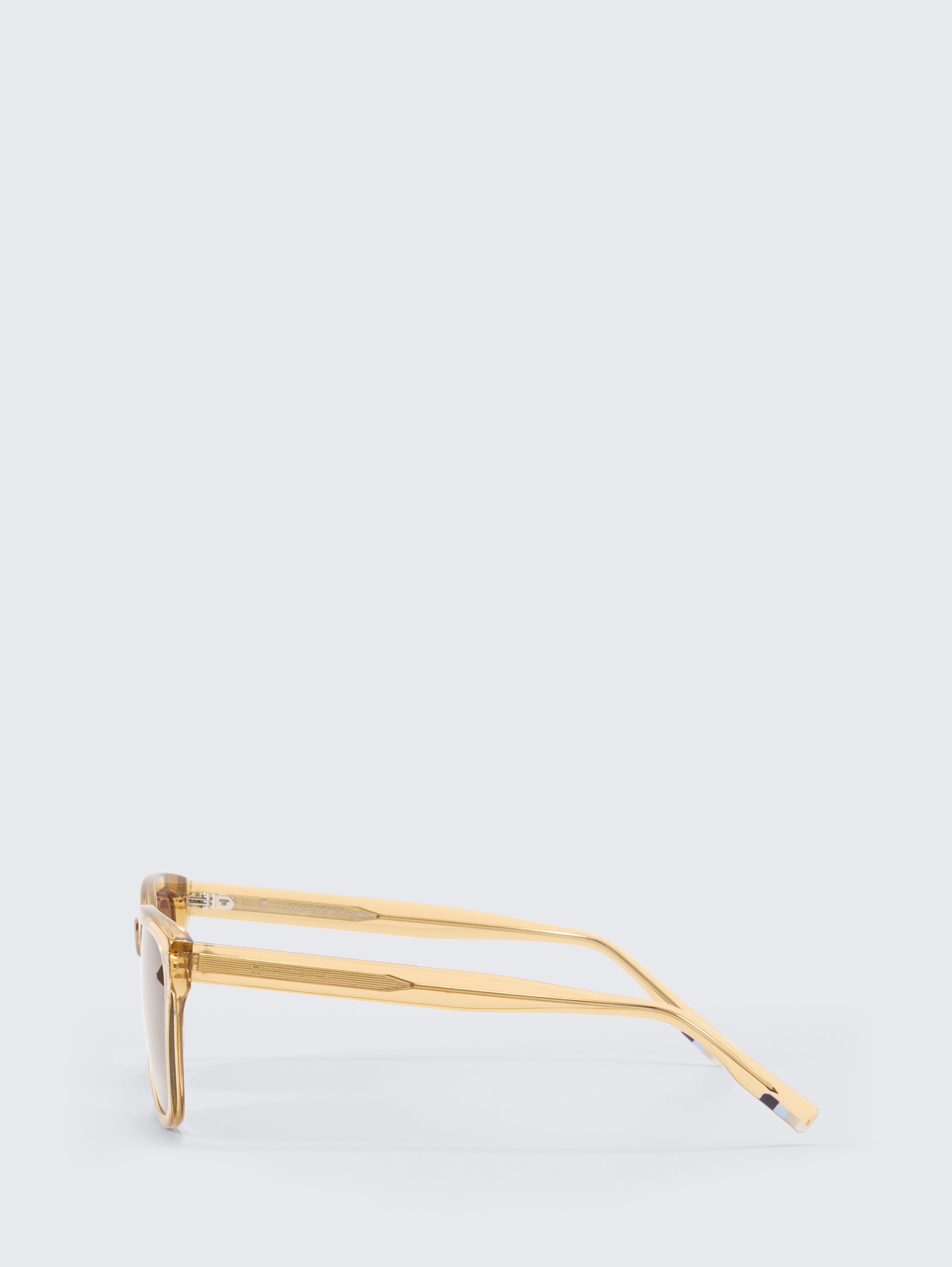 Eckige Sonnenbrille - brown - seitliche Produkt-Ansicht