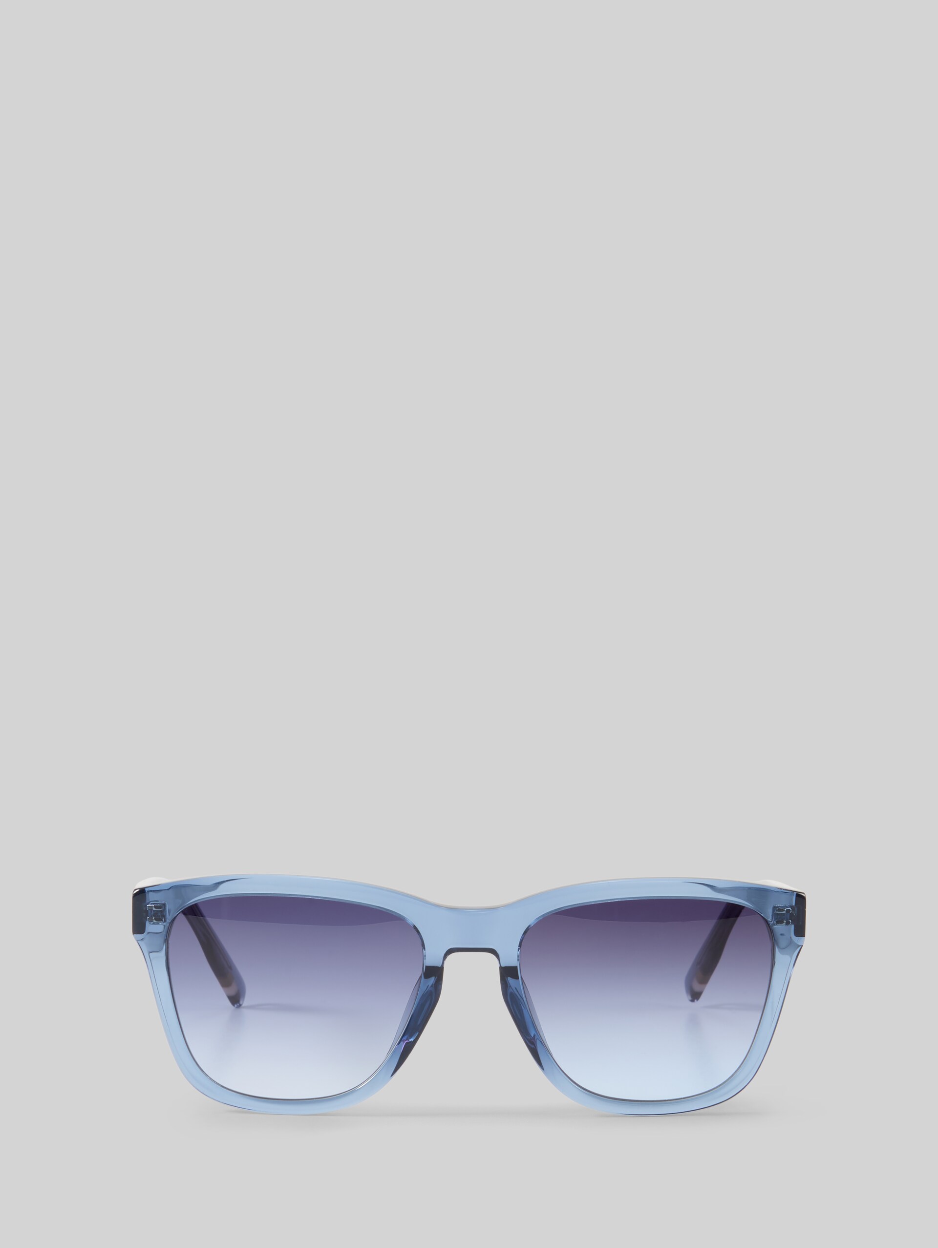Eckige Sonnenbrille - blue - Vorder-Produkt-Ansicht